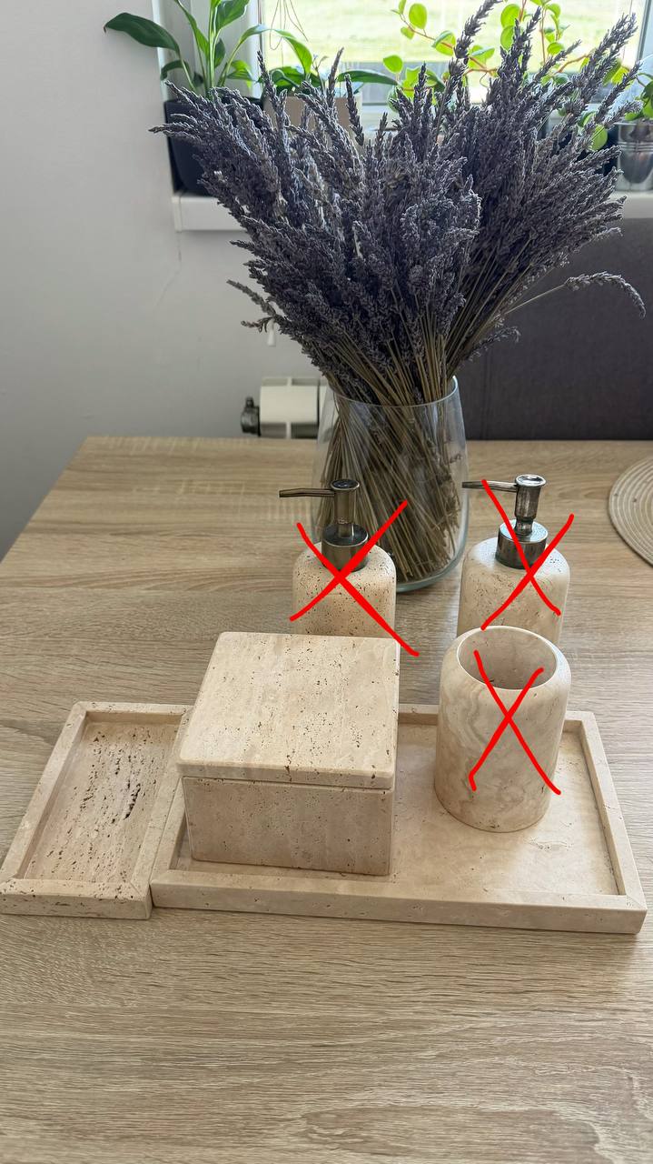 Mermerne toaletno-kupatilske aksesoare, Zara Home photo 2