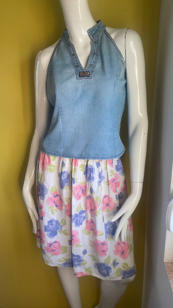 Denim top