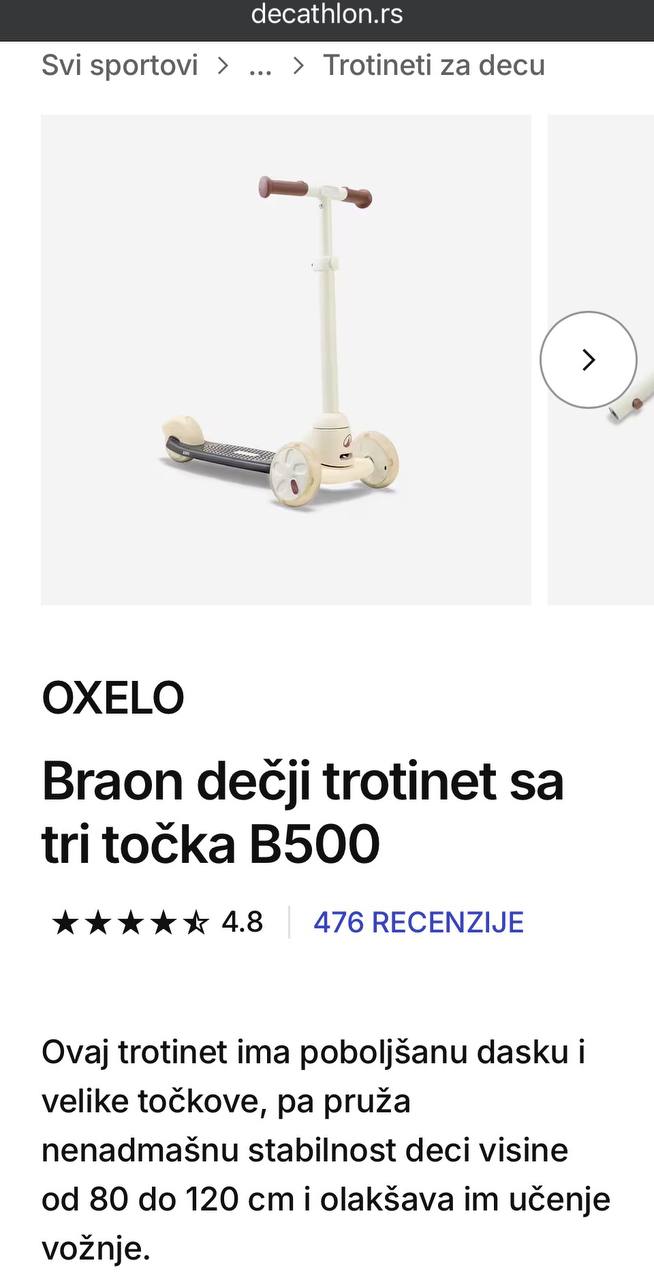 OXELO Skuter photo 3