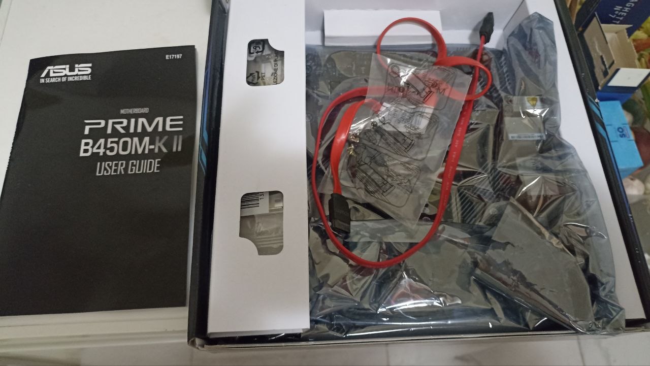 Материнская плата asus B450M