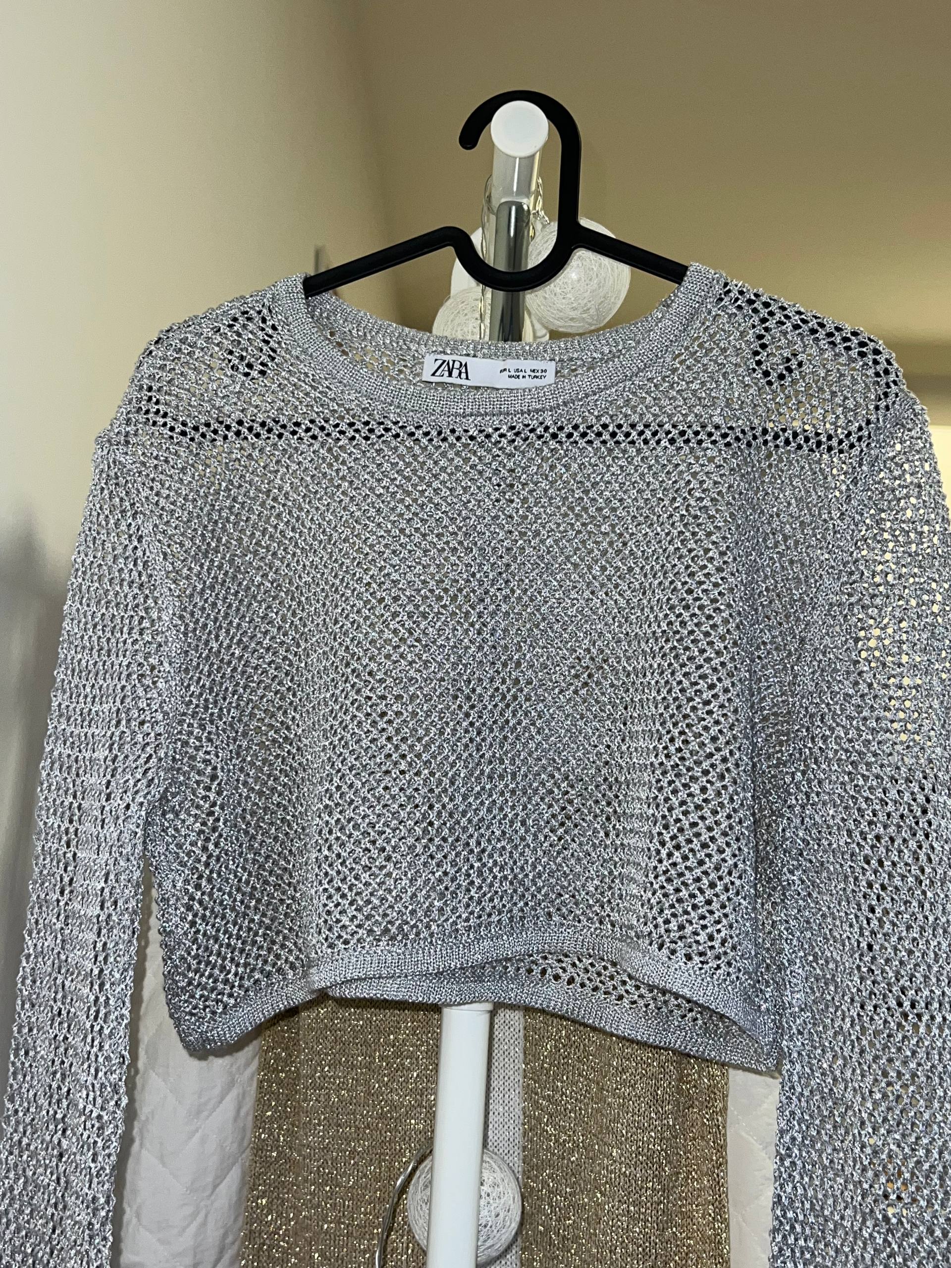 Кроп свитер Zara