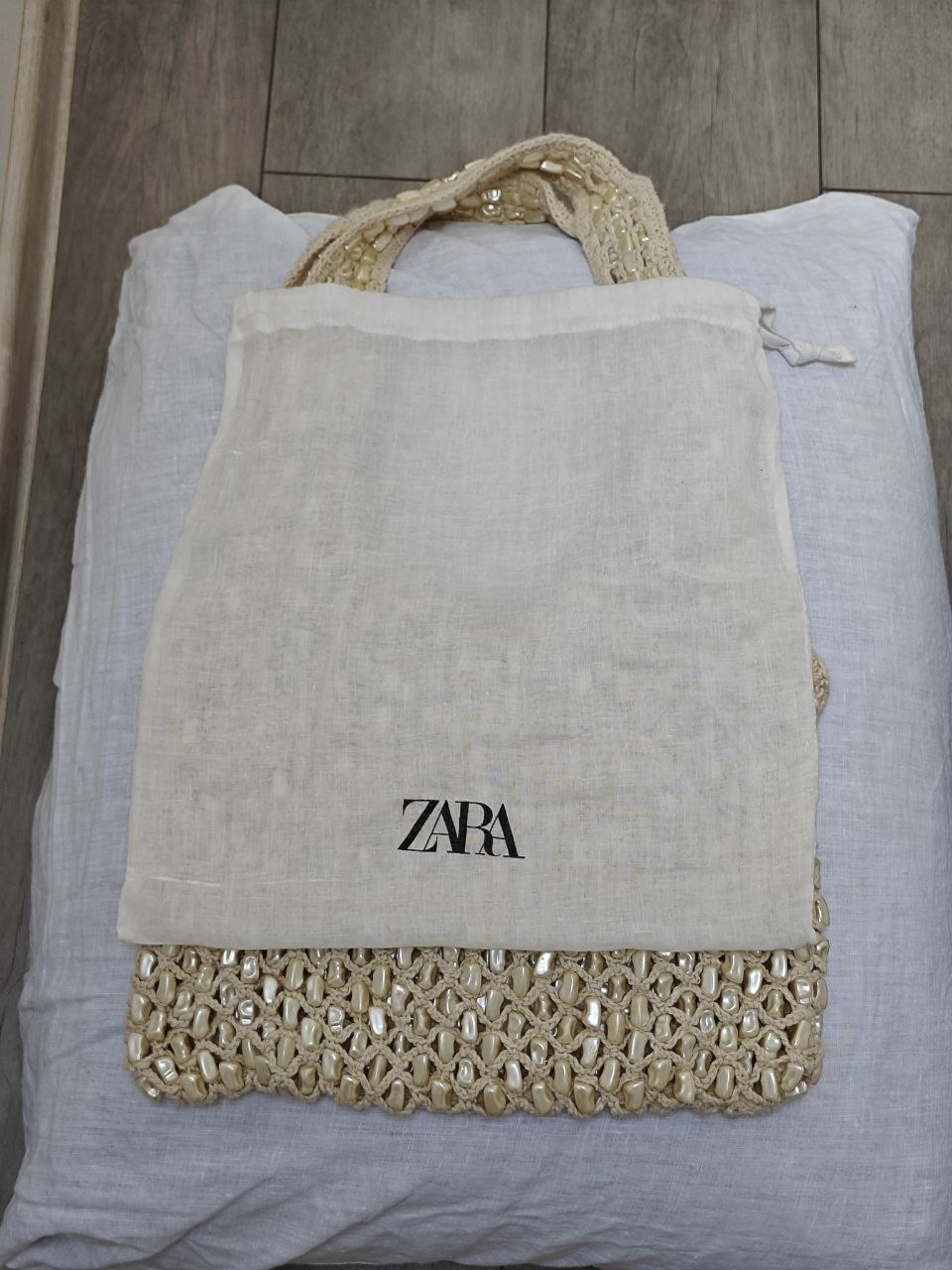 Сумка из искусственного жемчуга ZARA photo 4