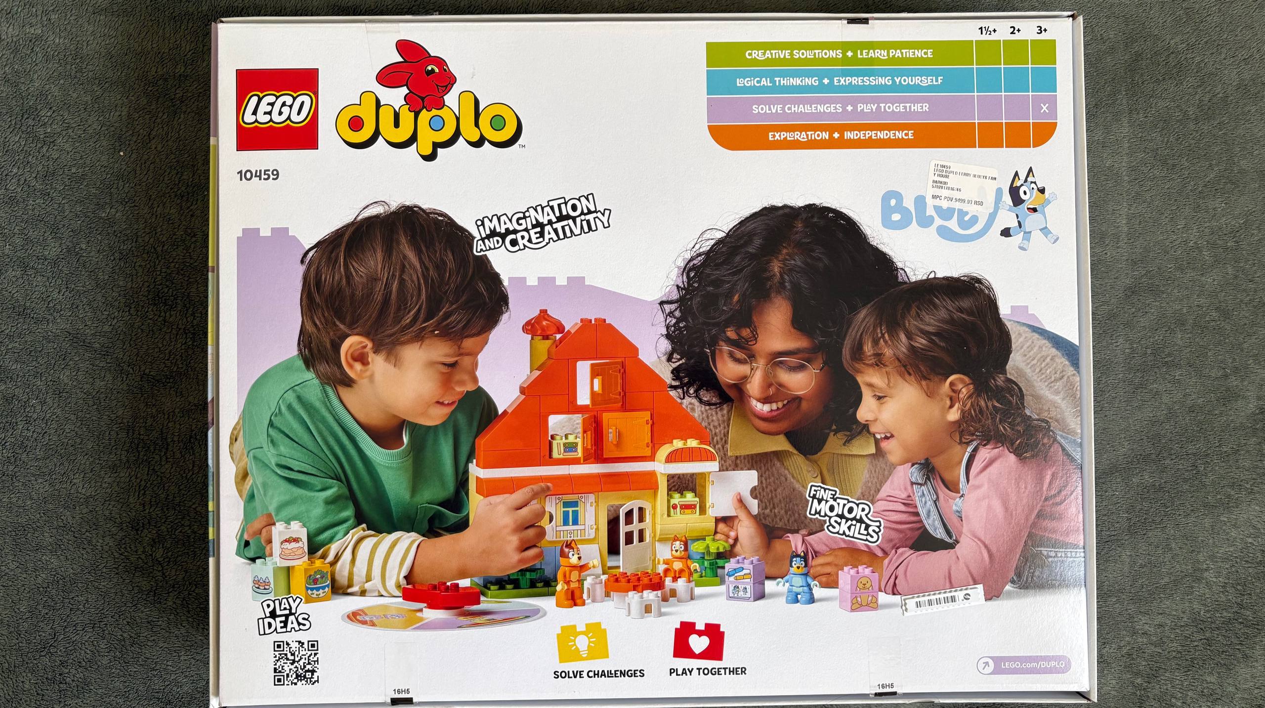 LEGO DUPLO Bluey Porodična kuća 10459 photo 3
