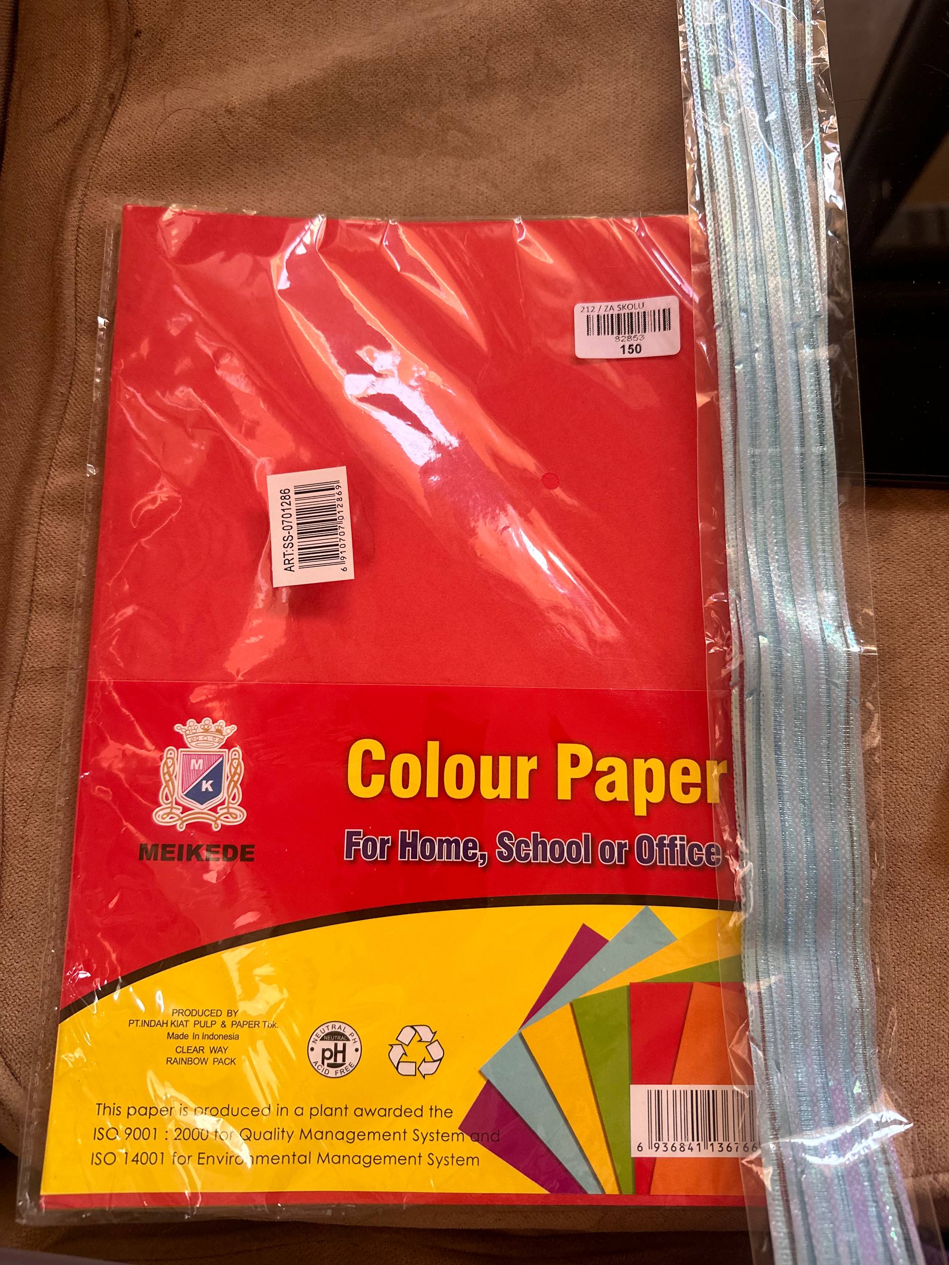 Boja papir