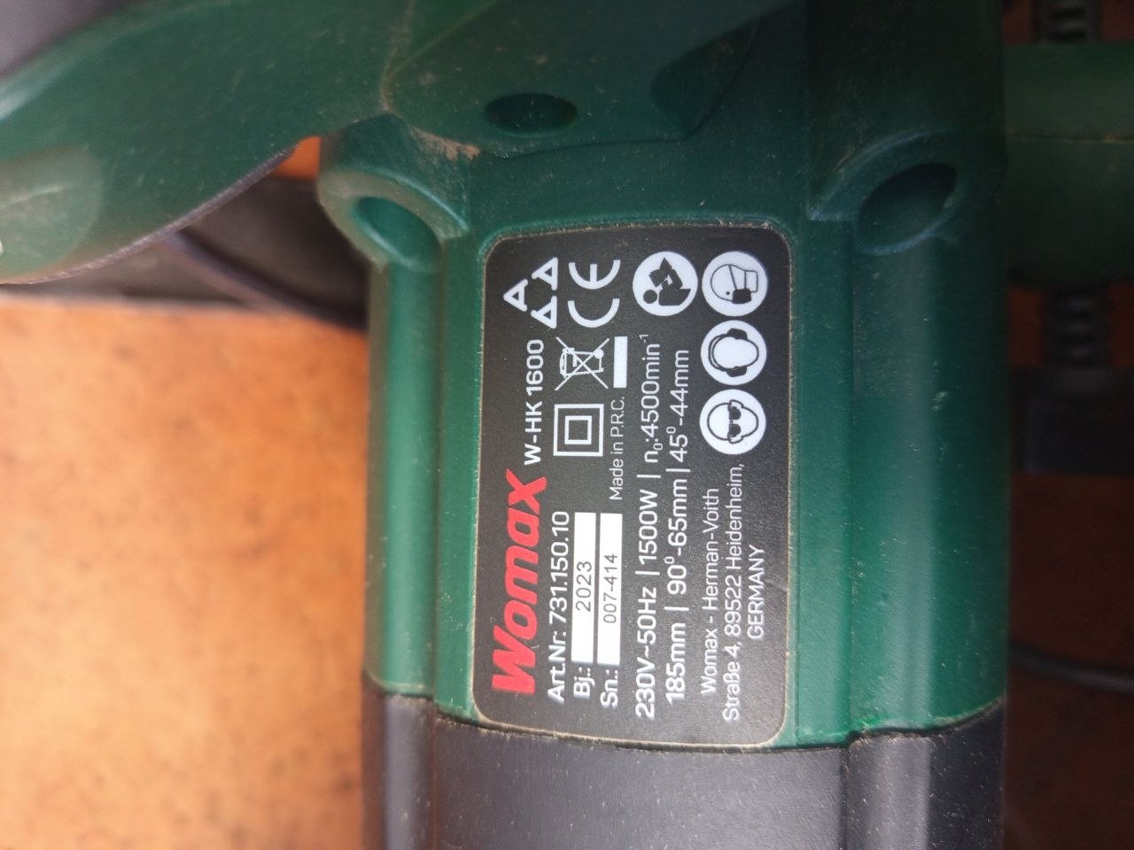 Дизање пиле Womax W-HK 1600 photo 3