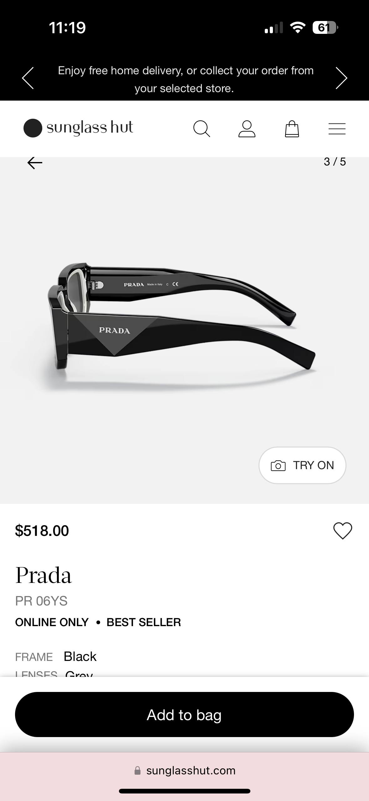 Prada PR 06YS Naočare photo 4
