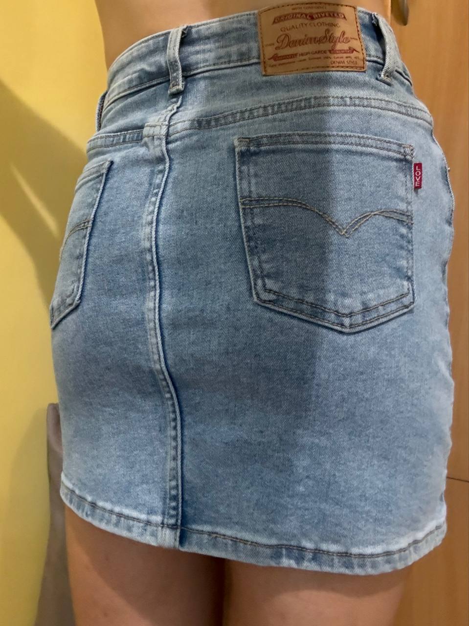 Denim skirt