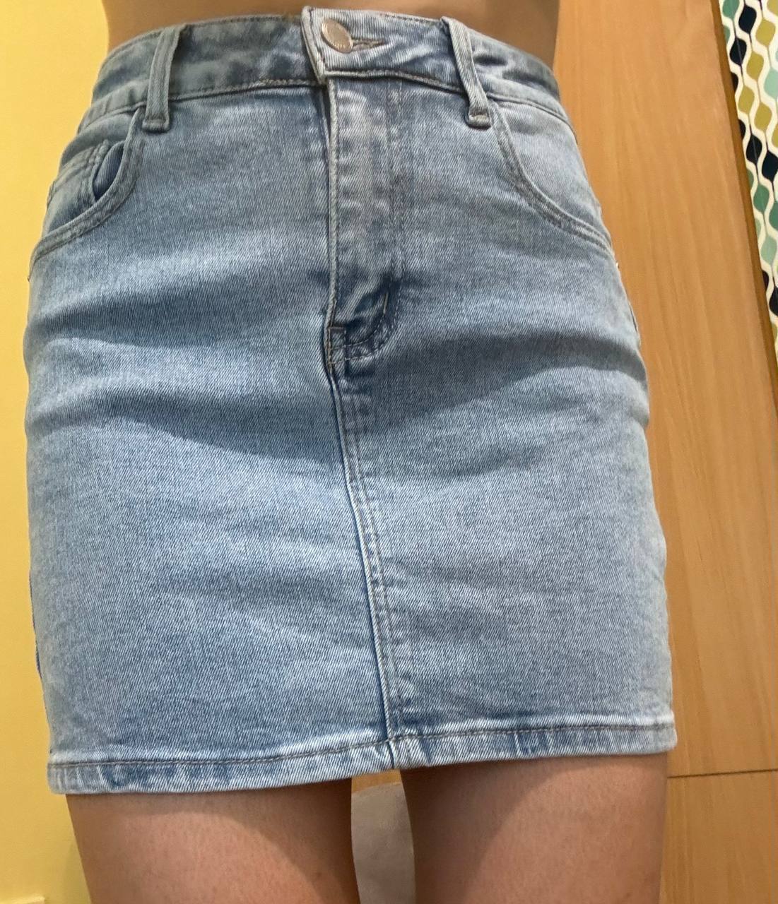 Denim skirt photo 2