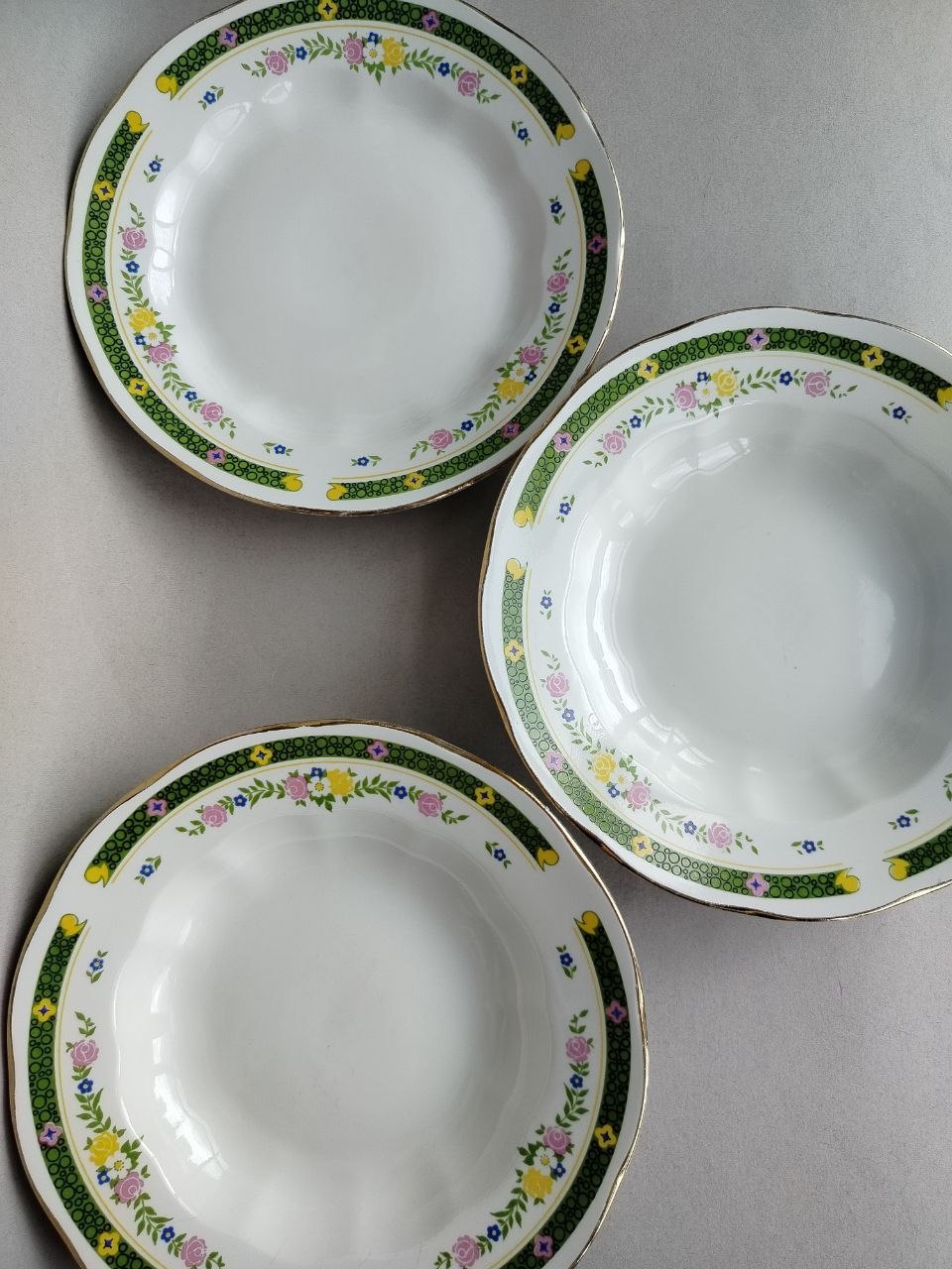 Vintage set of fine bone china (sugar bowl with lid and milk jug) photo 8