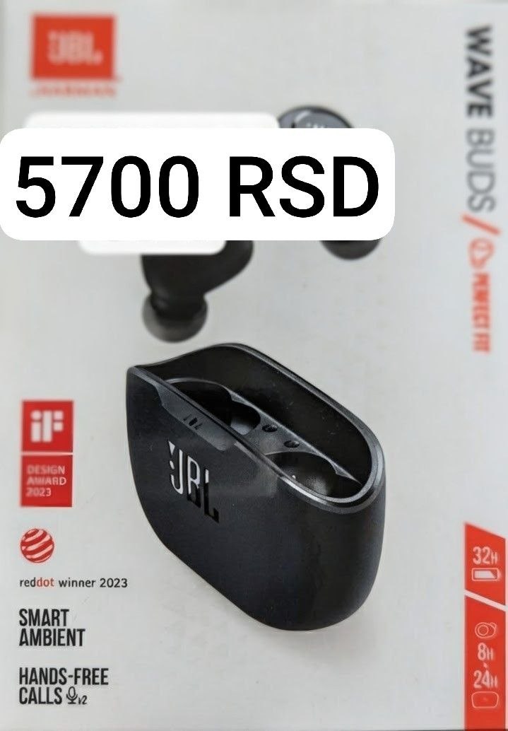 Бесжичне слушалице JBL Wave Buds