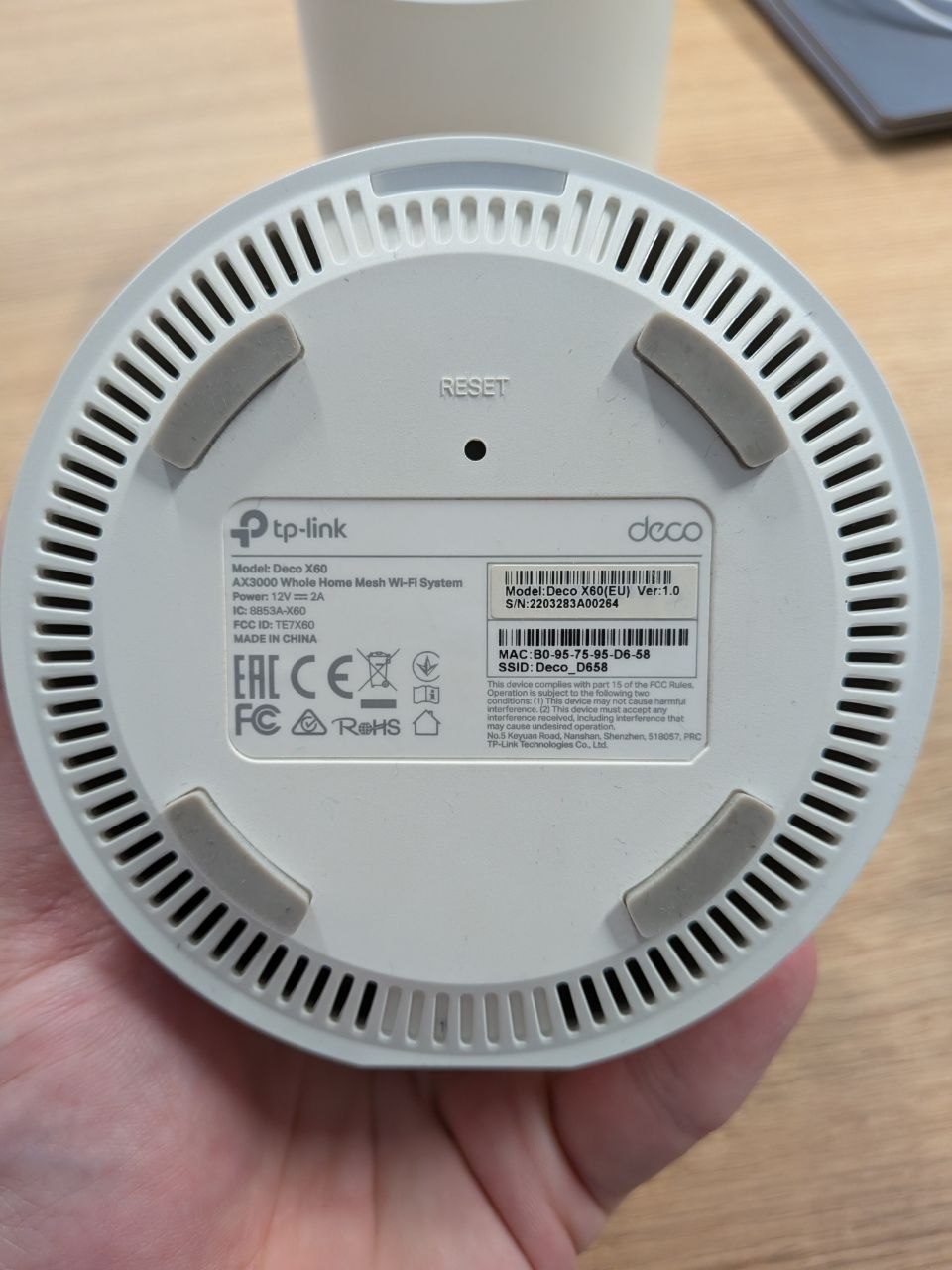 Три роутера TP-Link Deco X60 AX3000 Комплект photo 3