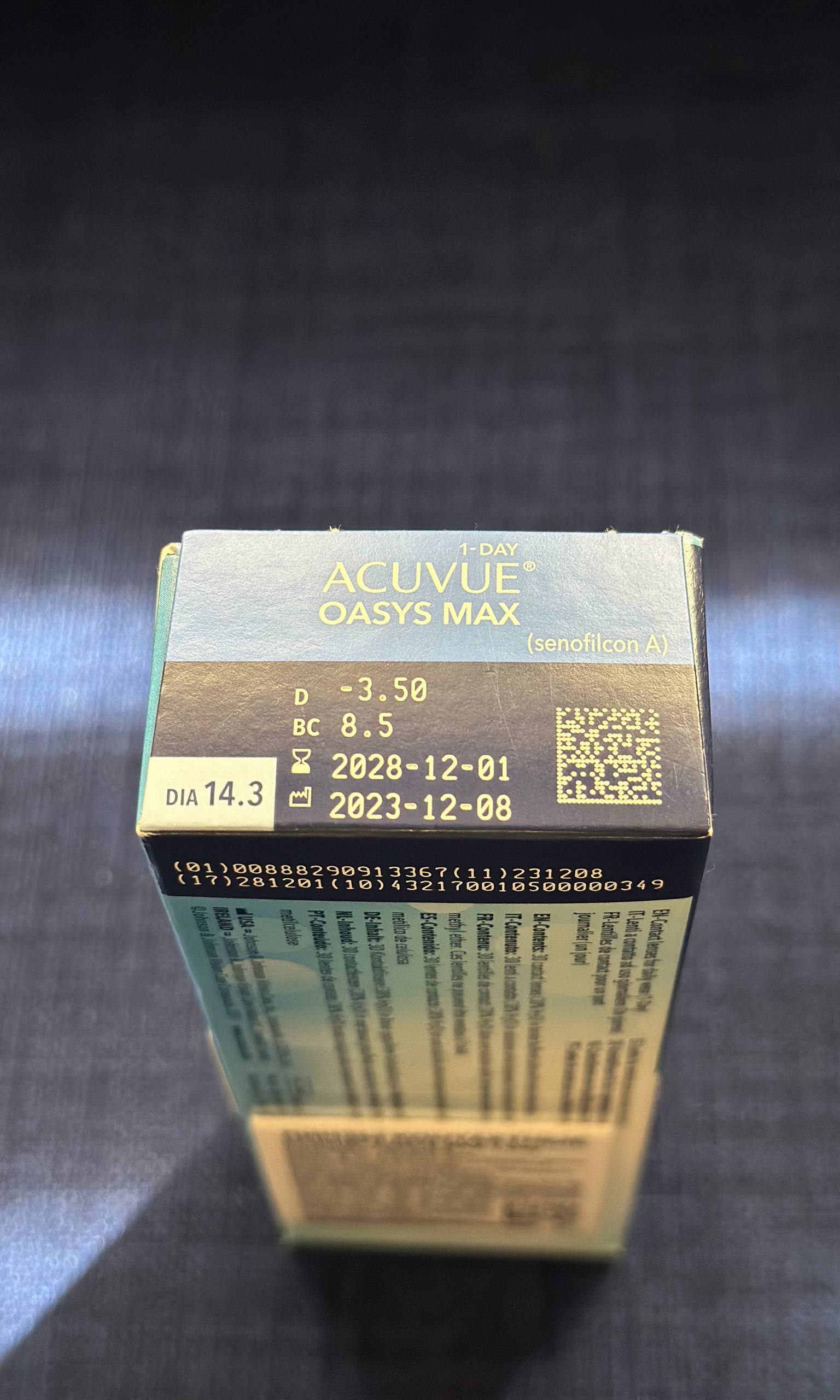 Линзы ежедневные Acuvue Oasys Max 1-Day photo 2