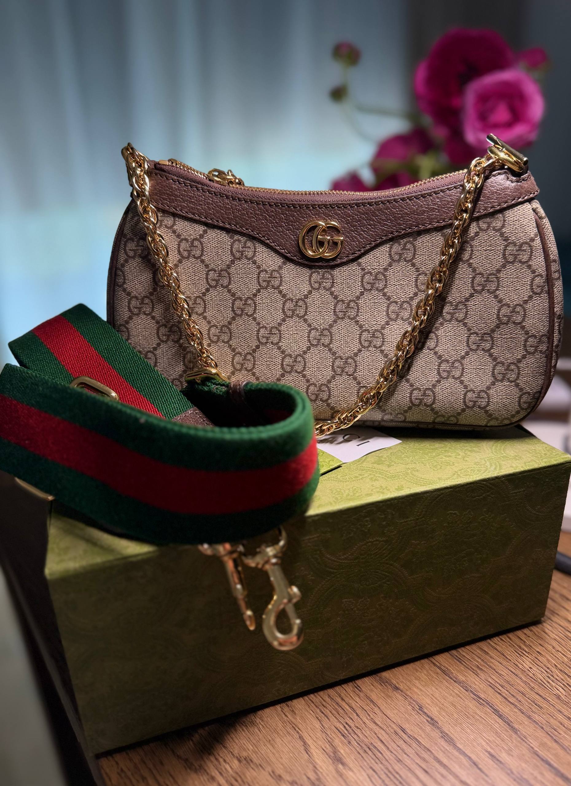 сумка Gucci Ophidia small shoulder bag