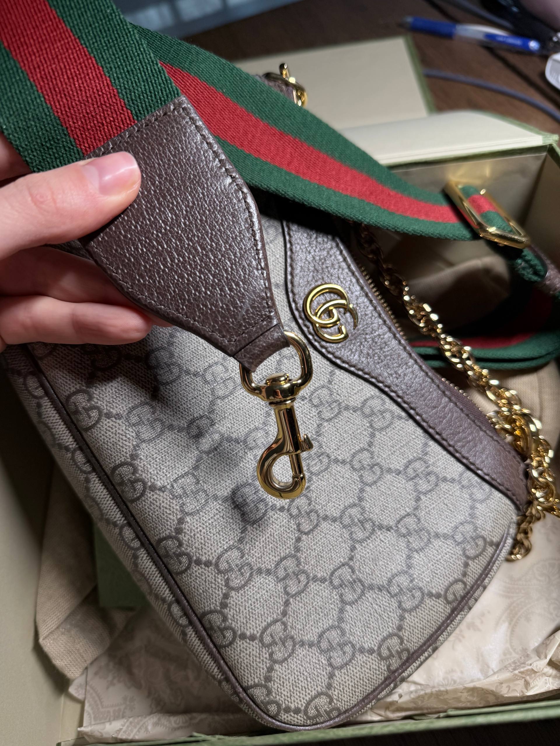 сумка Gucci Ophidia small shoulder bag photo 2