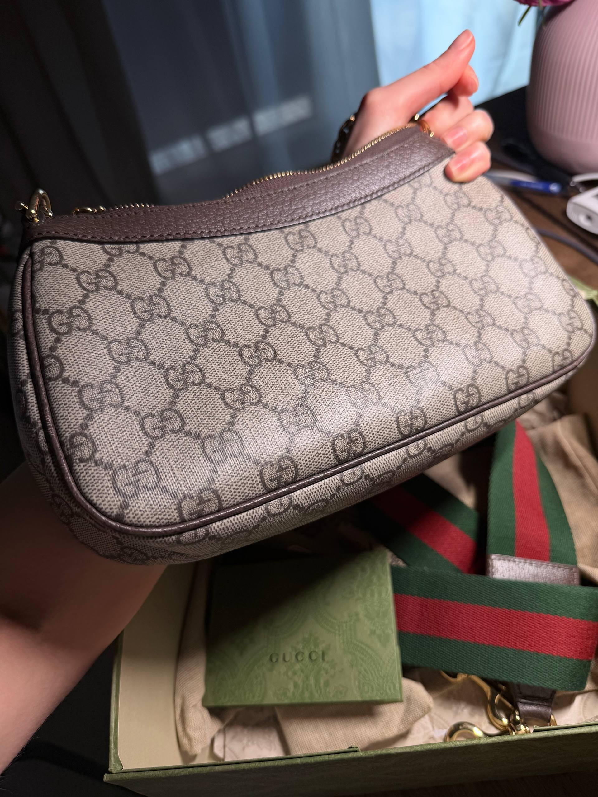 сумка Gucci Ophidia small shoulder bag photo 3