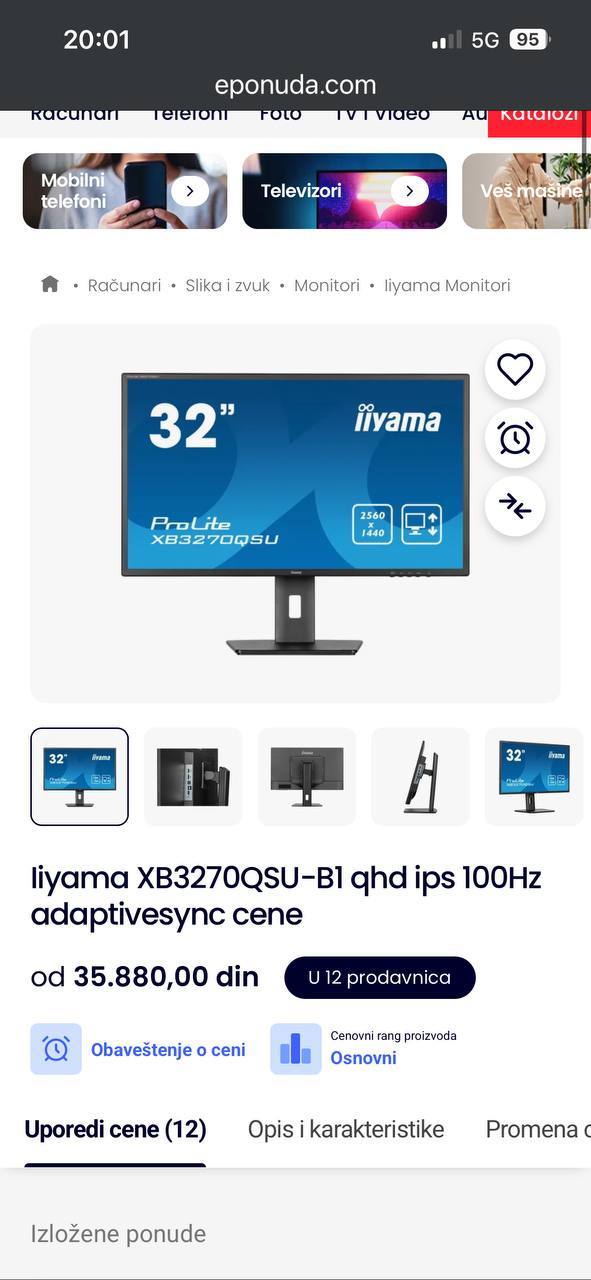 iiyama XB3270QSU-B1 photo 2