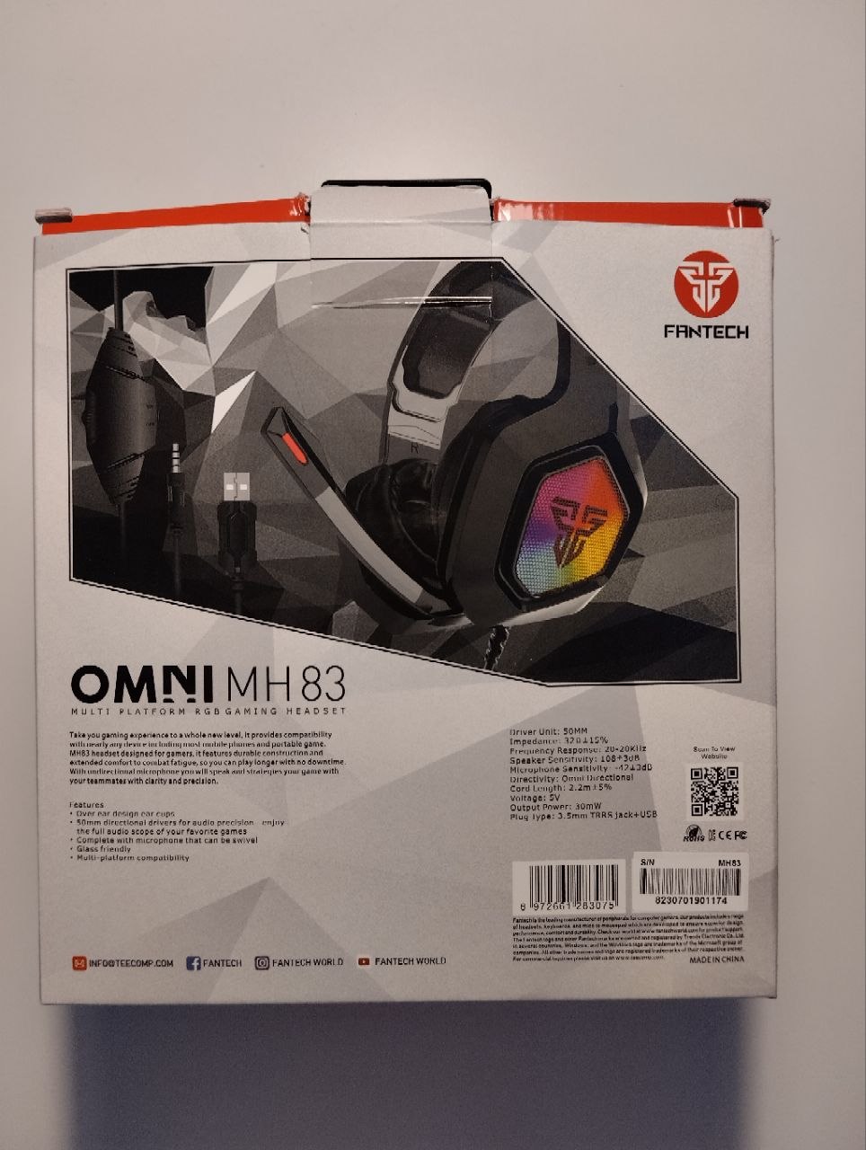 gaming headphones Fantech OMNI MH83 photo 3