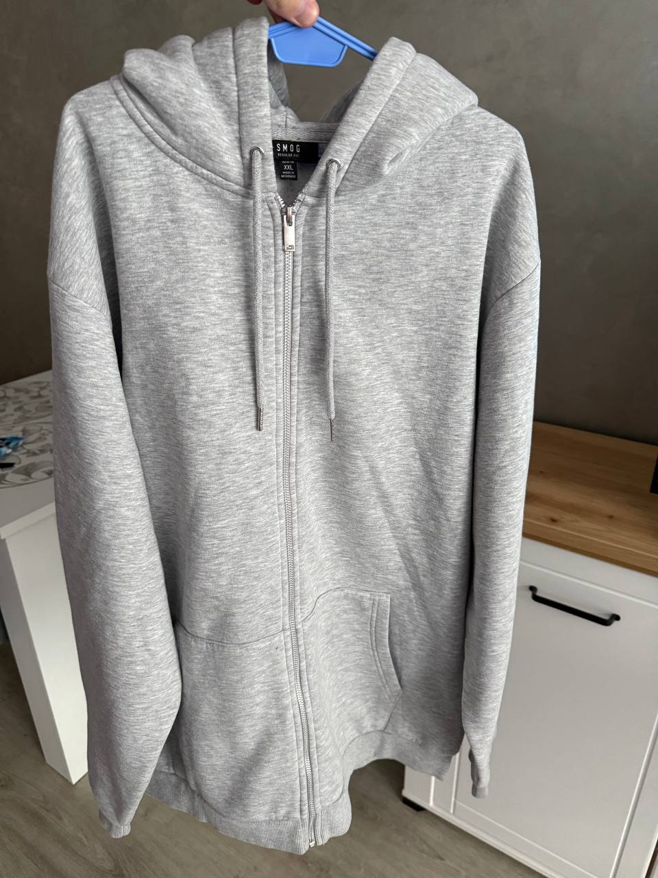 SMOG zip hoodie photo 2