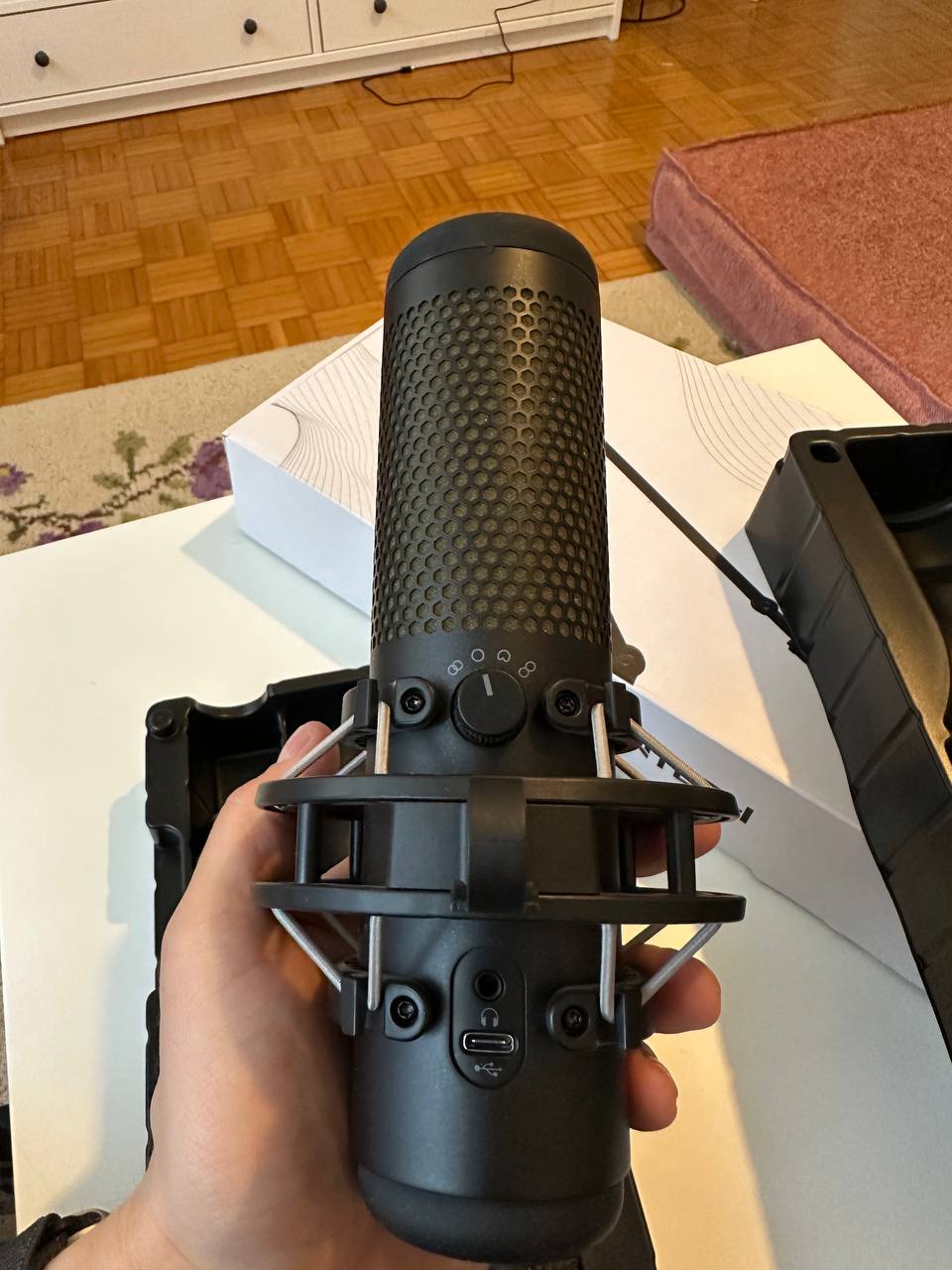 HyperX QuadCast S Crna RGB photo 2