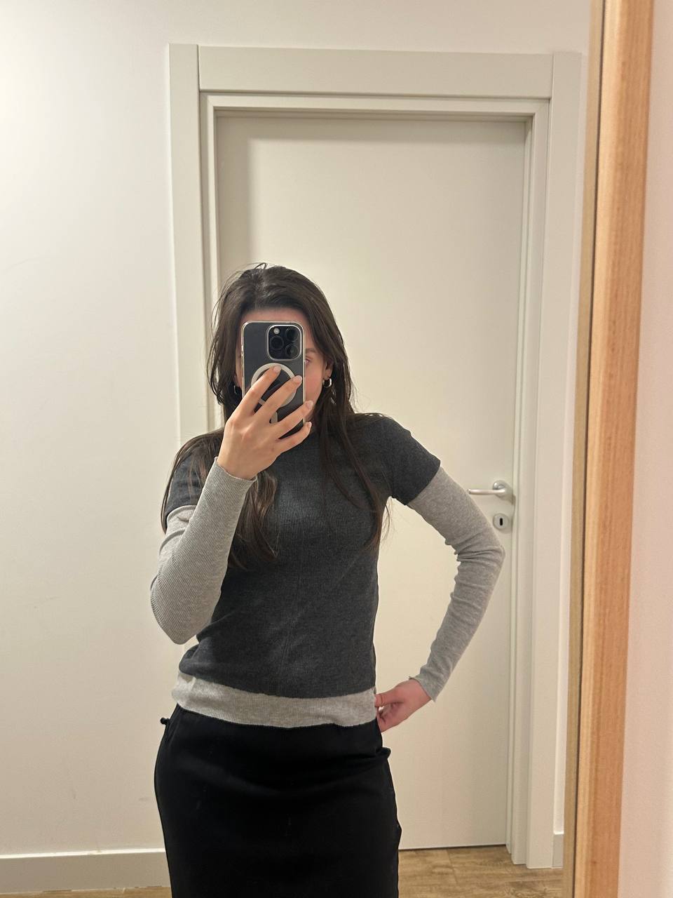 Two-layer Zara top photo 2