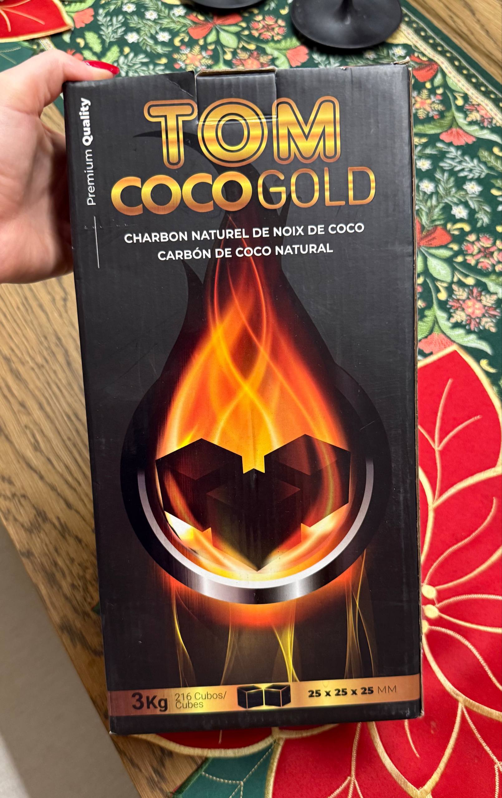 угли для кальяна Tom Coco Gold