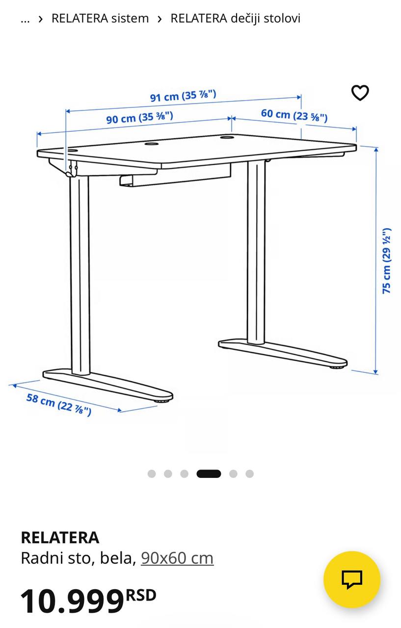 IKEA RELETERA стол