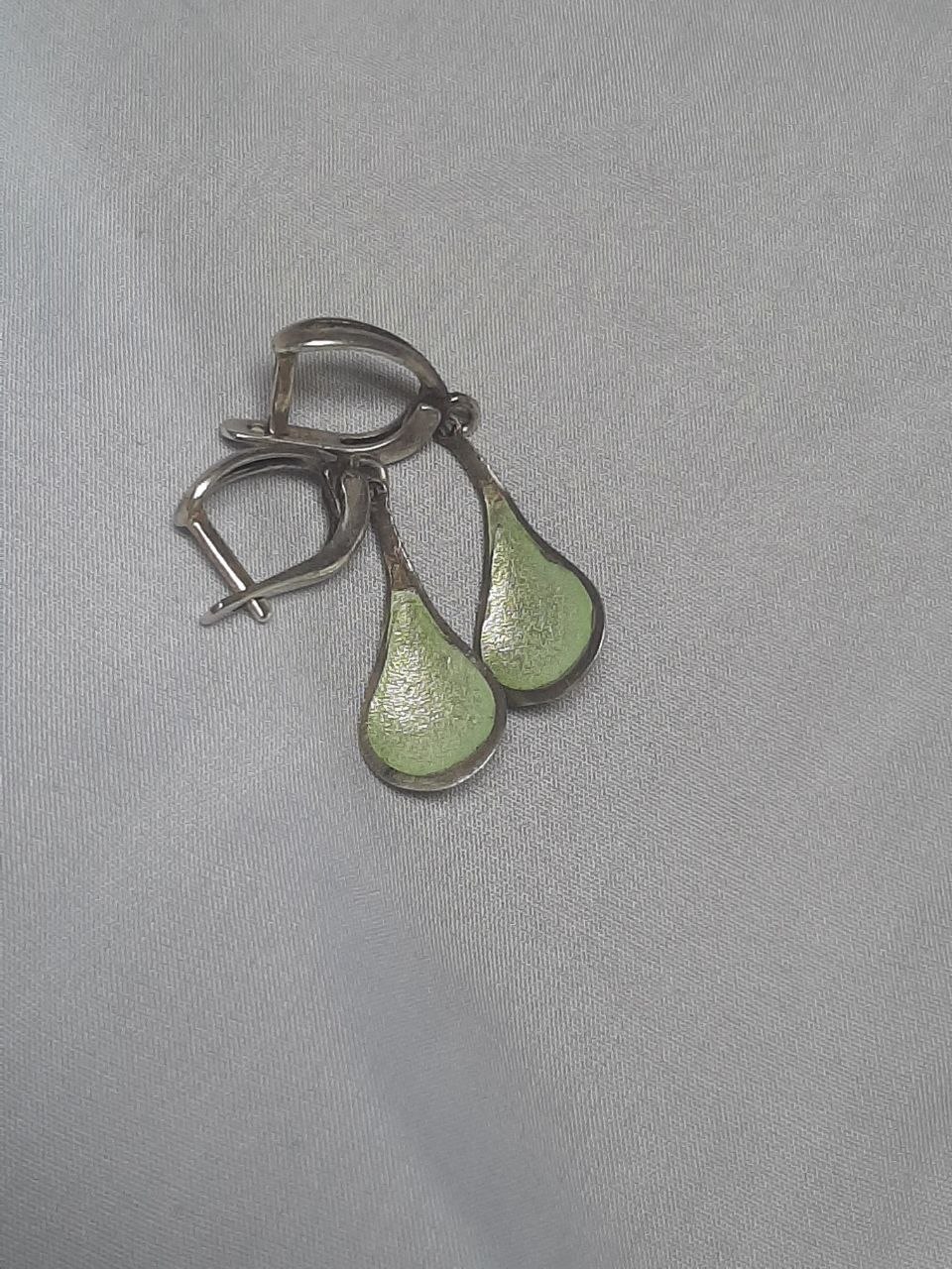 Silver earrings photo 3