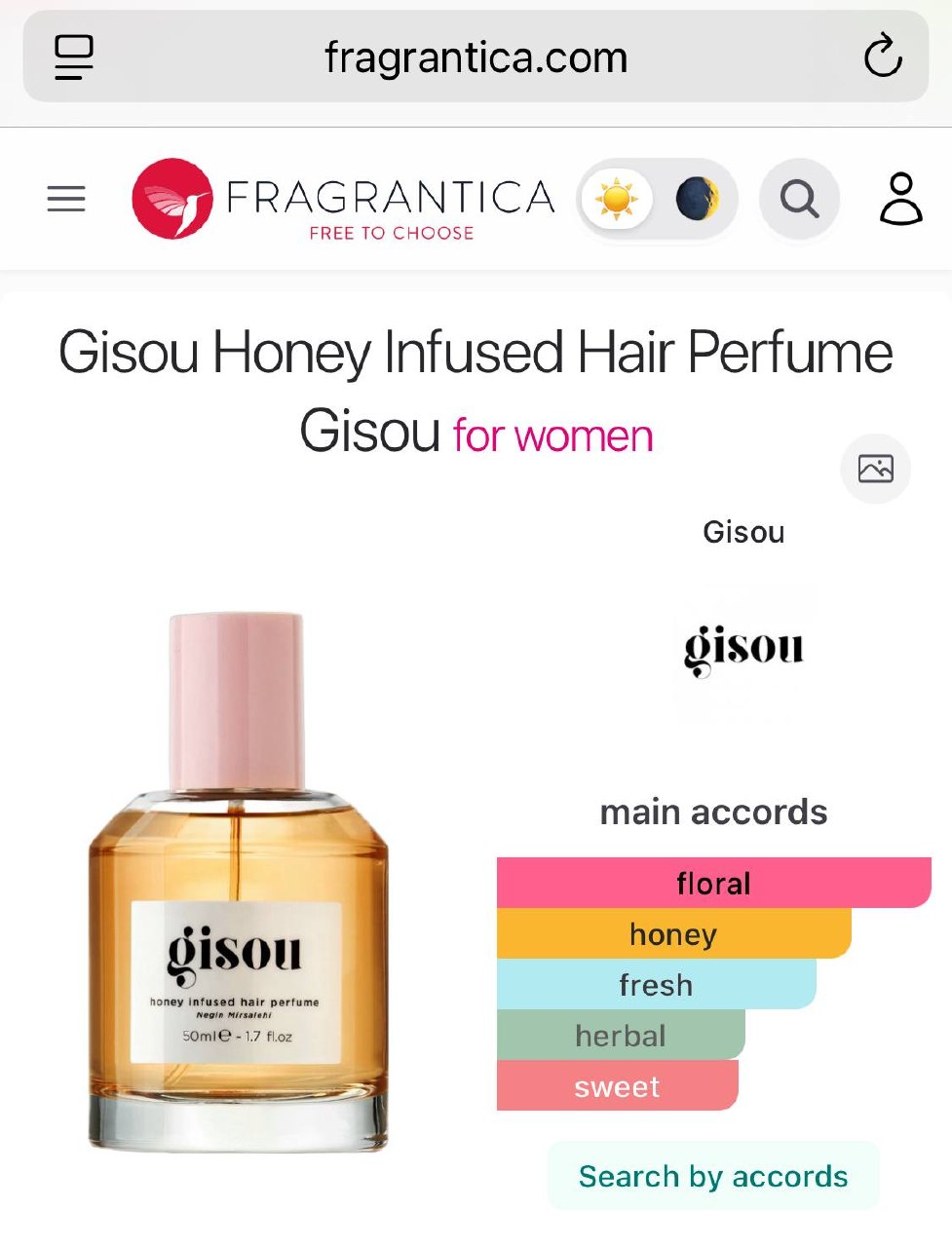 духи от Gisou