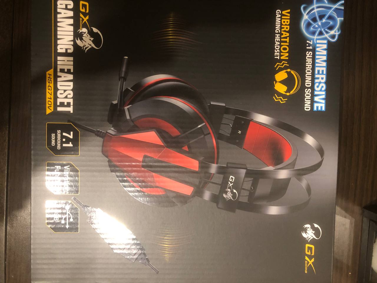 наушники gx gaming hs-g710v photo 3