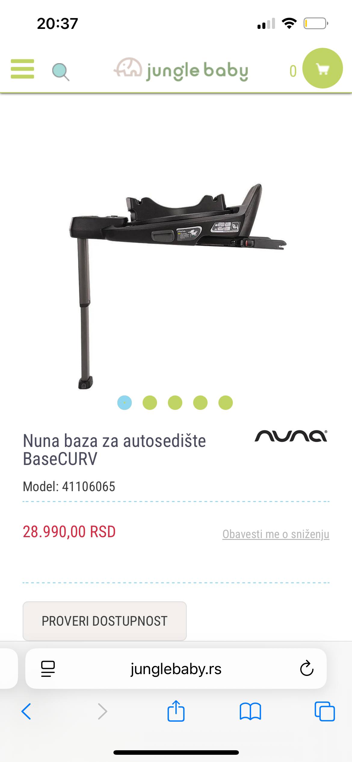 Nuna Pipa Next autoledja photo 6