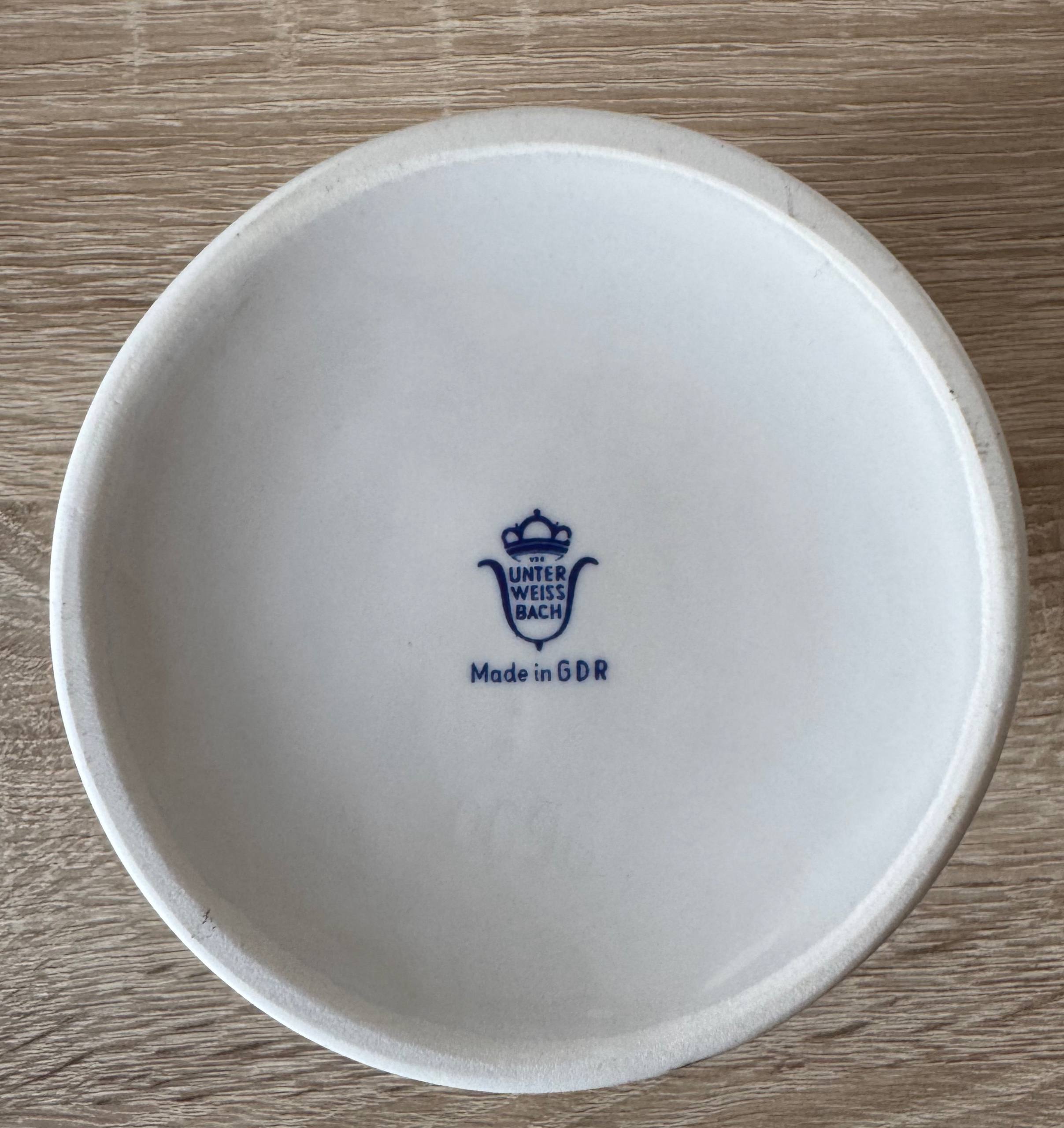 Винтажная фарфоровая ваза Unter Weiss Bach photo 2