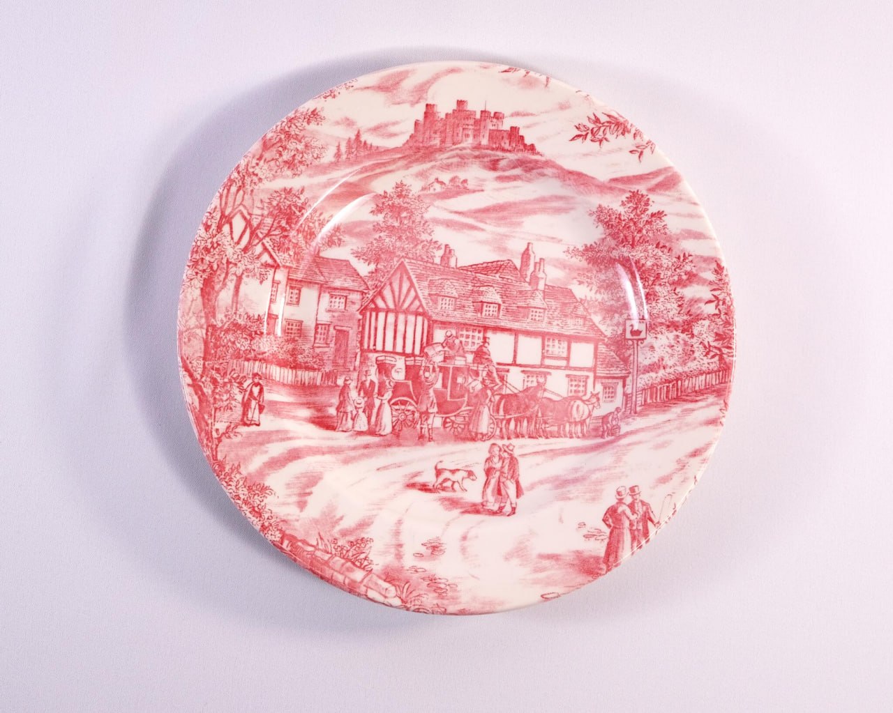 Dessert Plates English Ironstone Tableware (England), Castles (England) Series