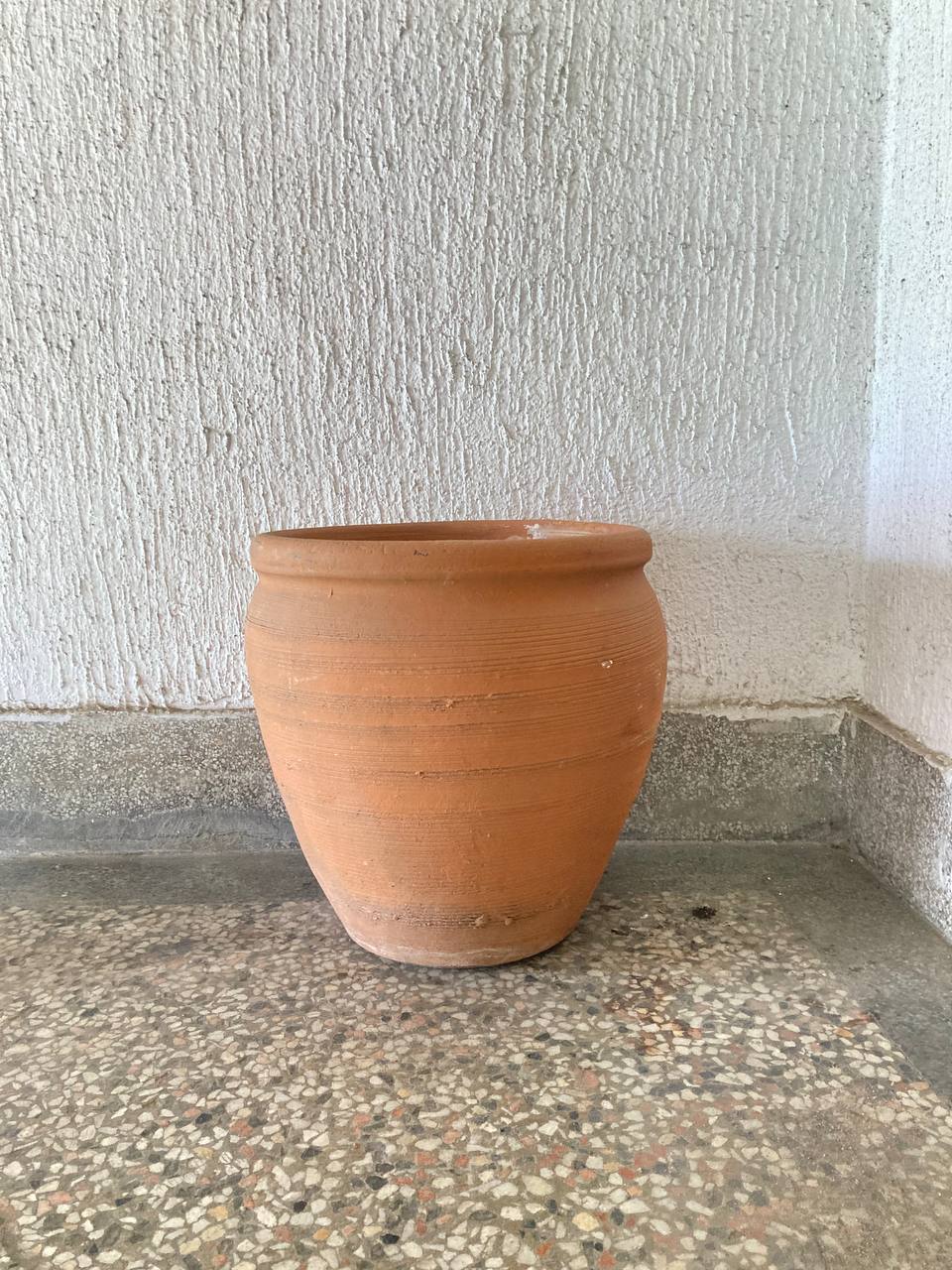 Large terracotta pot
