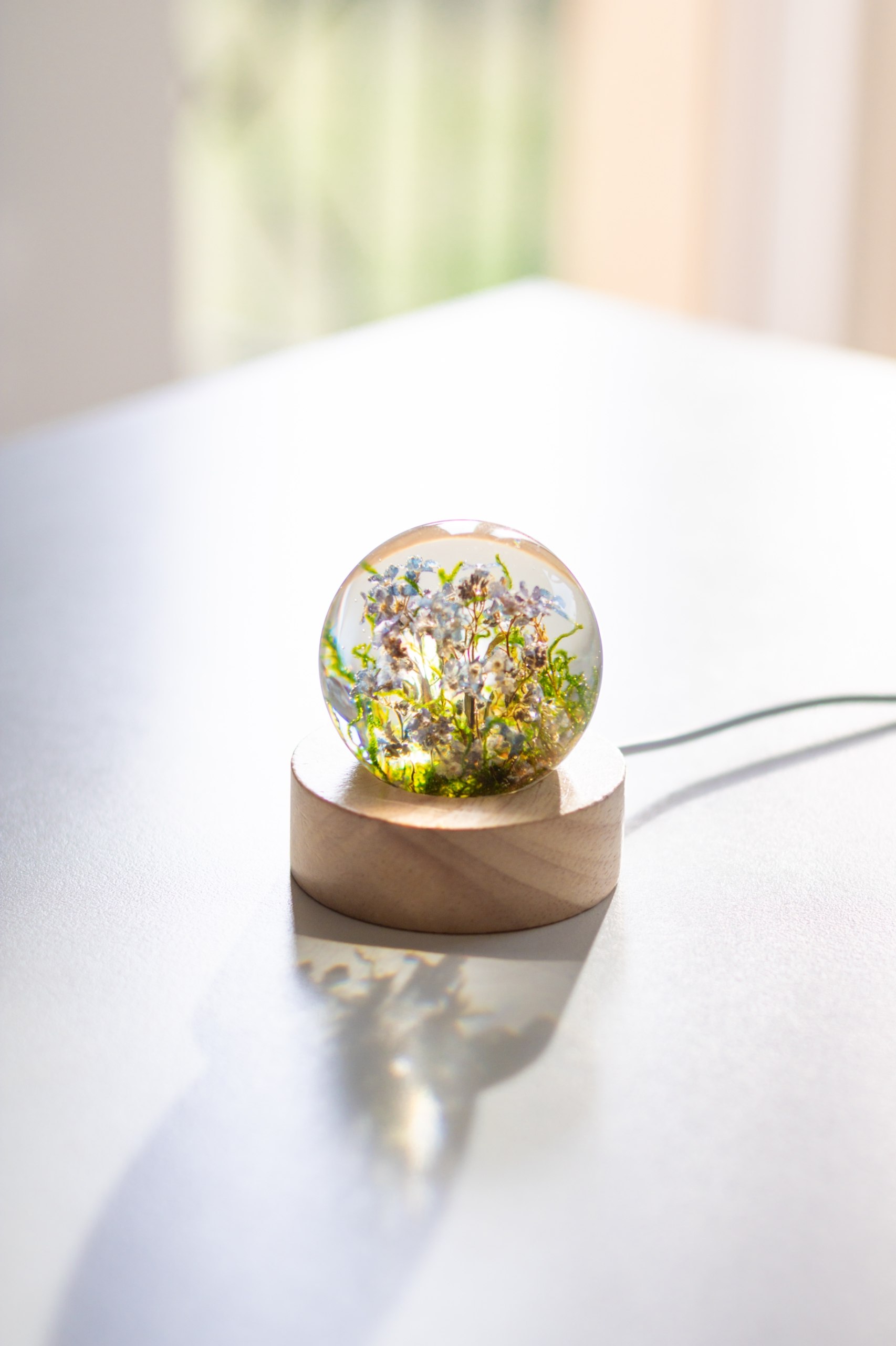 Handmade lanterns with real flowers photo 5
