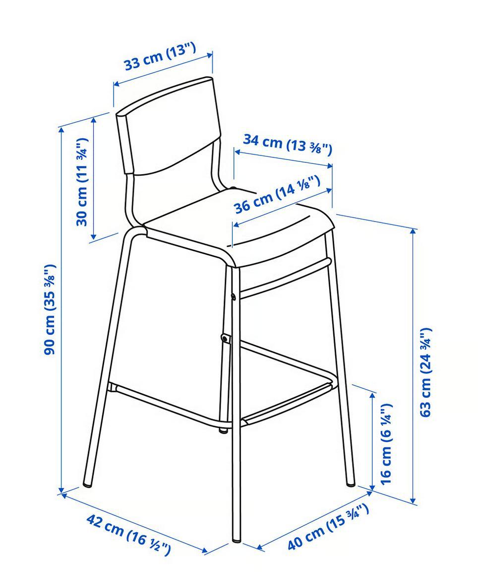 IKEA STIG visoke столице photo 3