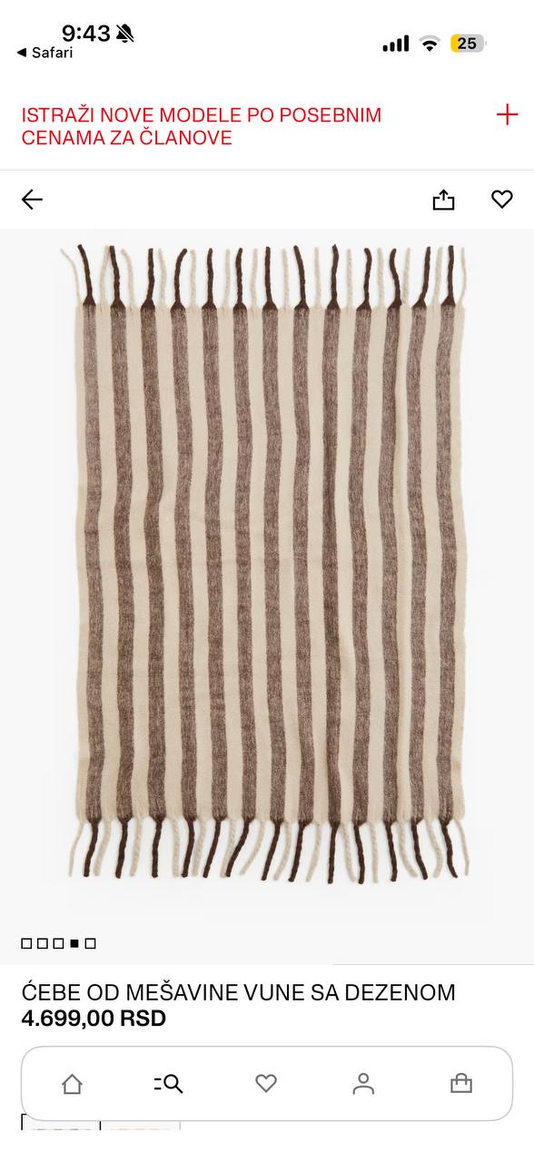 HM Home blanket photo 4