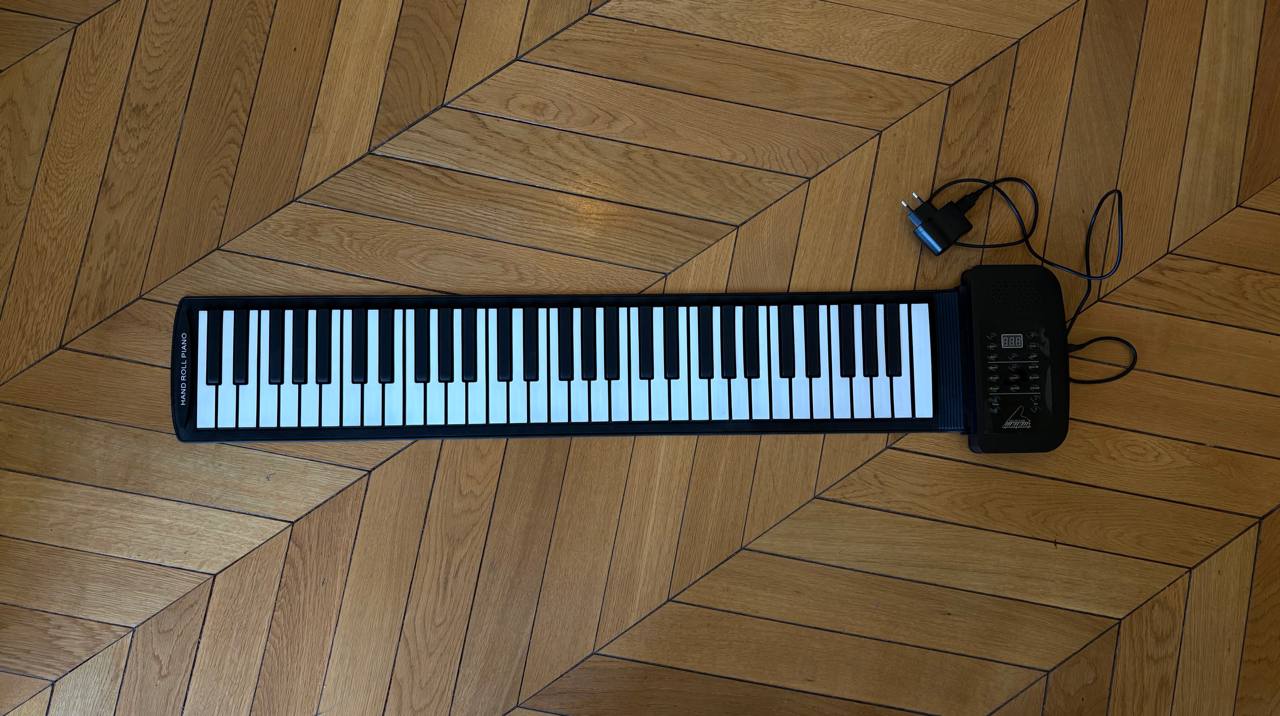 гибкое пианино, hand roll piano