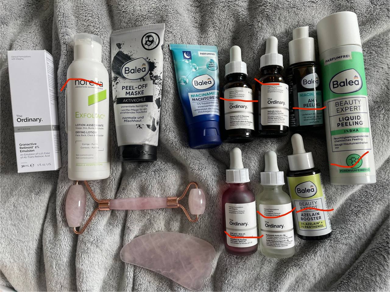The Ordinary, Balea products