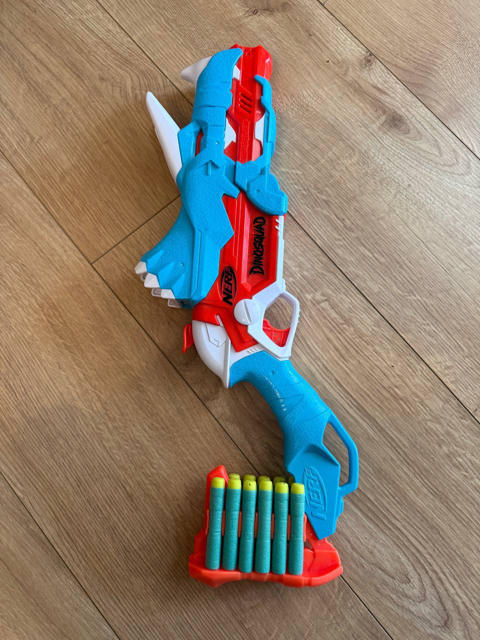 NERF Dinosquad Tricerablast Blaster