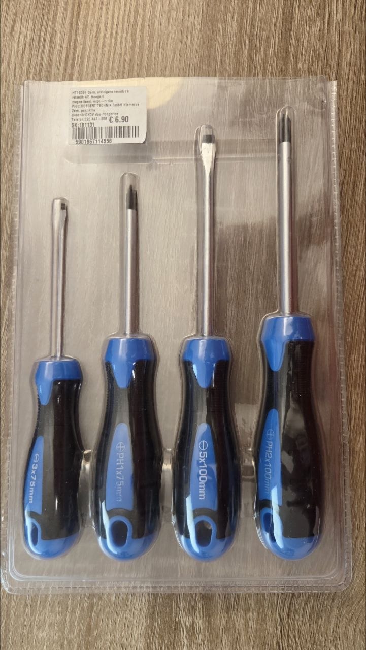 HT1SO94 Hogert Technik GmbH Screwdriver Set