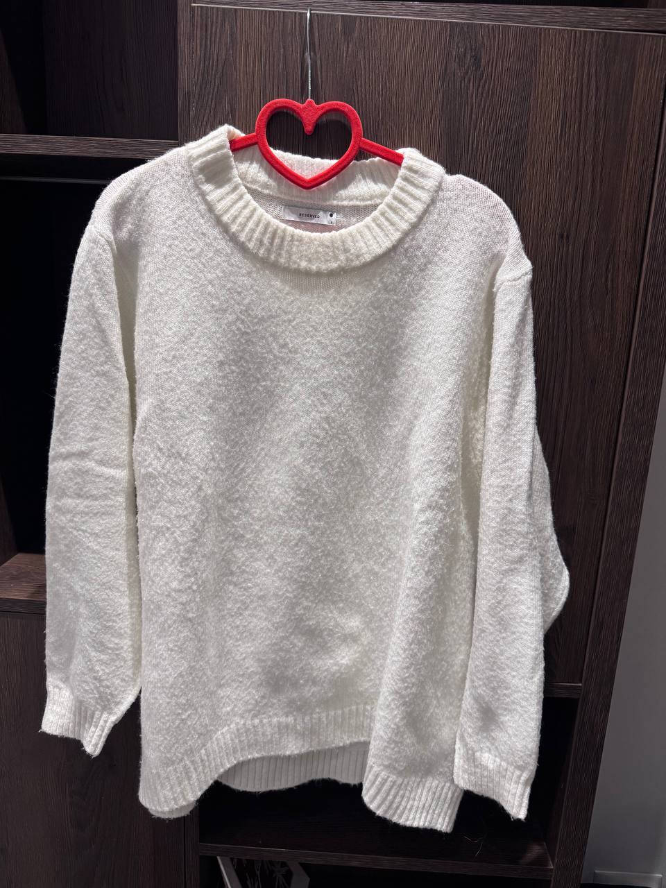 White Reserved sweater