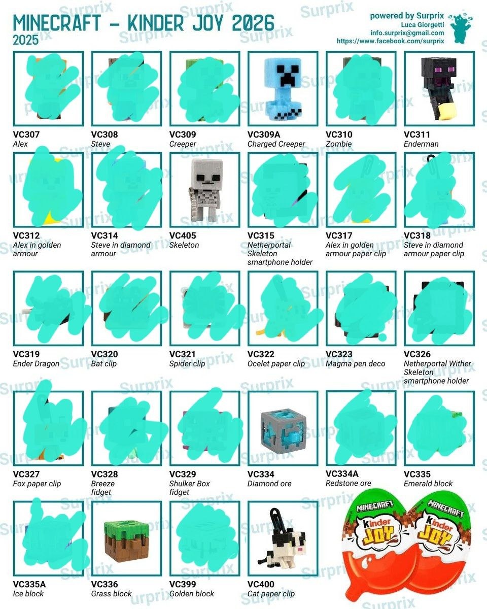 Kinder Joy Minecraft photo 3