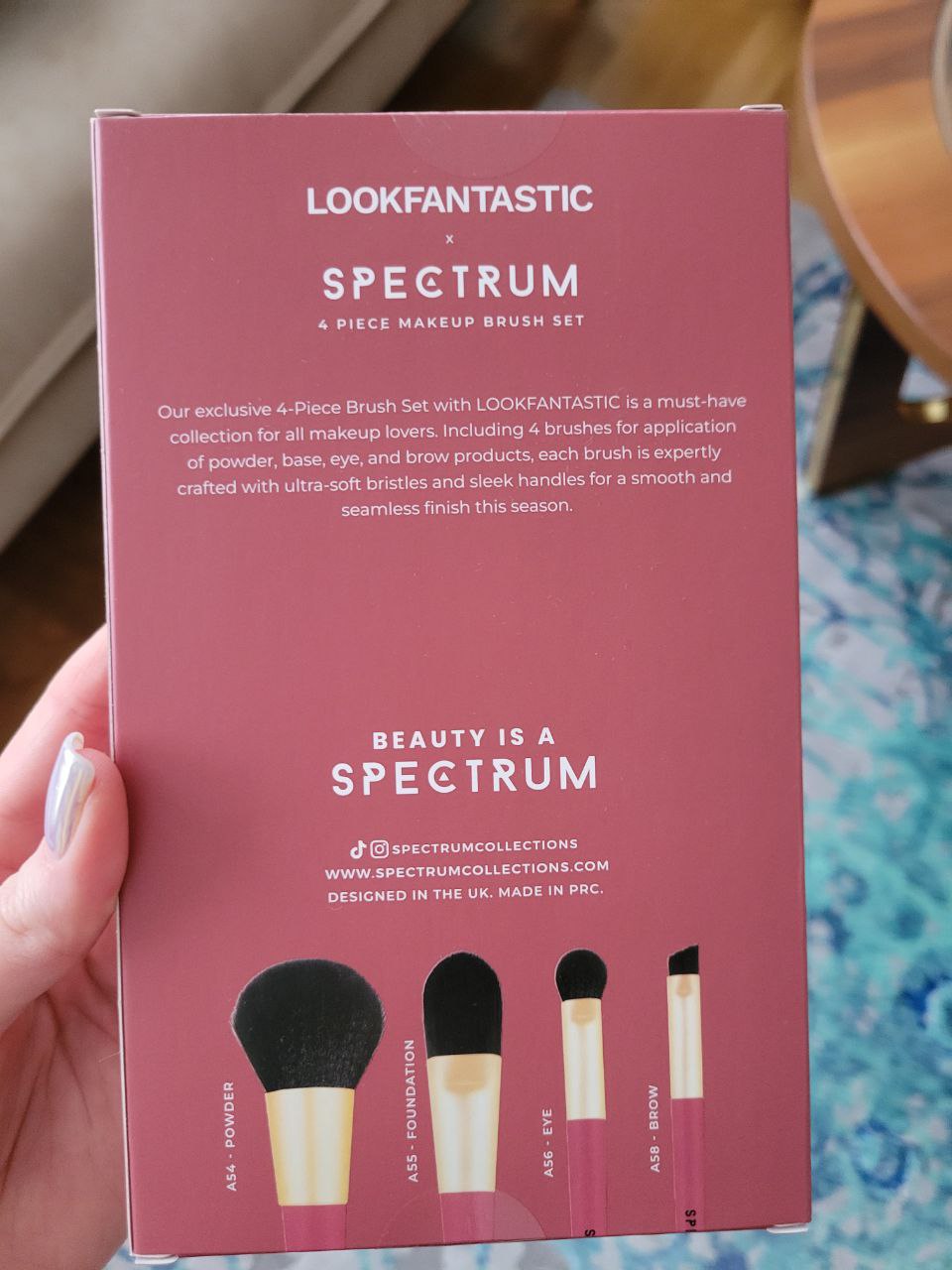 Сет из 4х кистей Lookfantastic