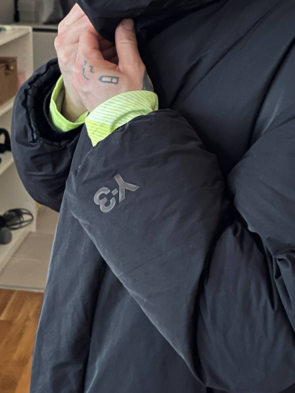 Y-3 Crna đonasta jakna CH2 photo 4
