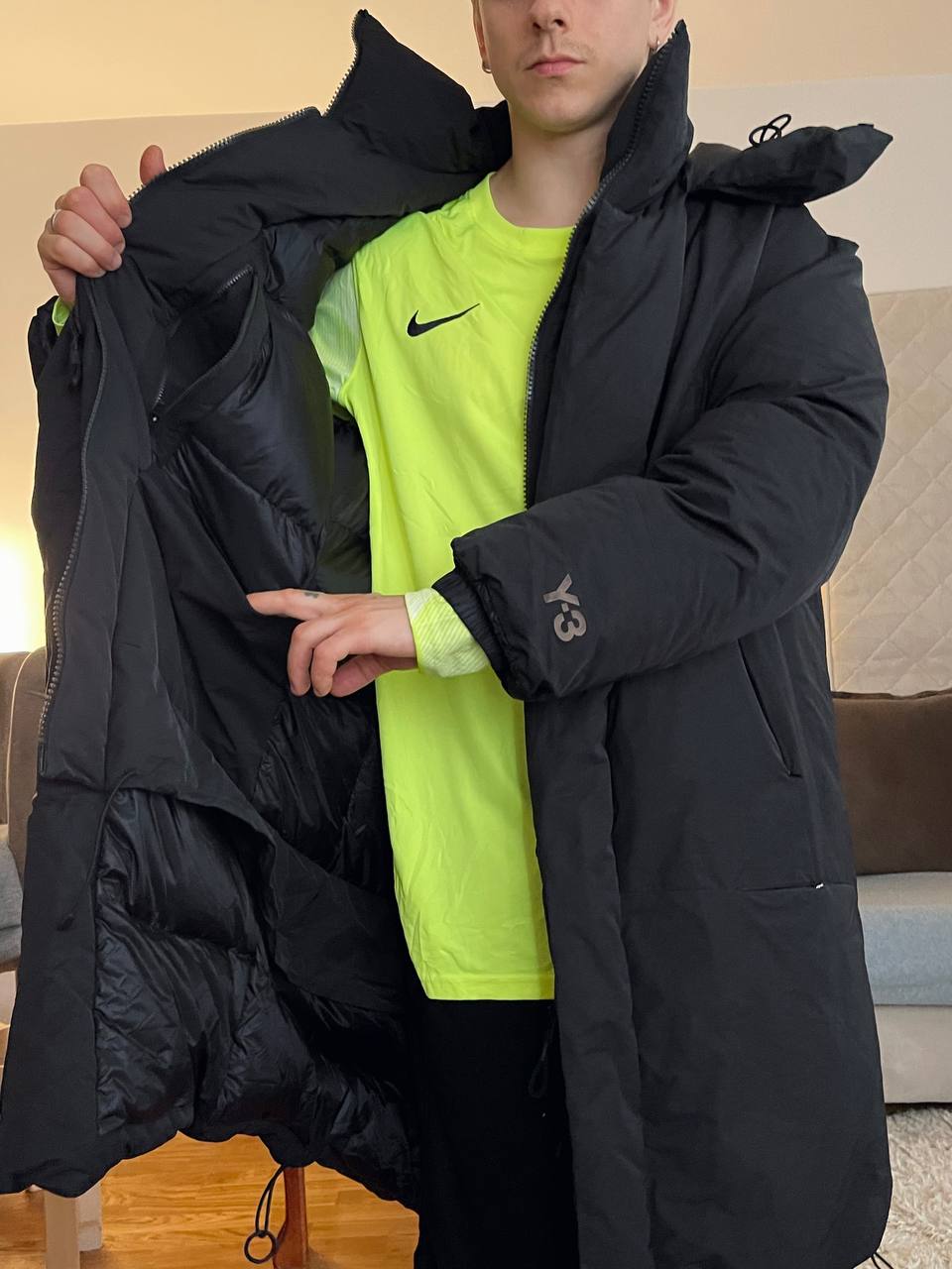 Y-3 Crna đonasta jakna CH2 photo 6