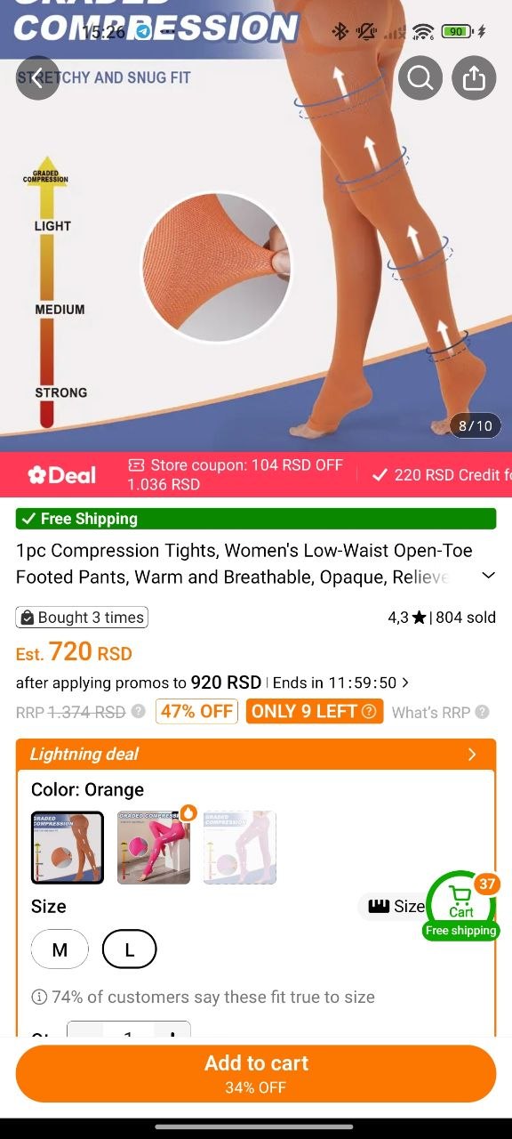 Compression leggings