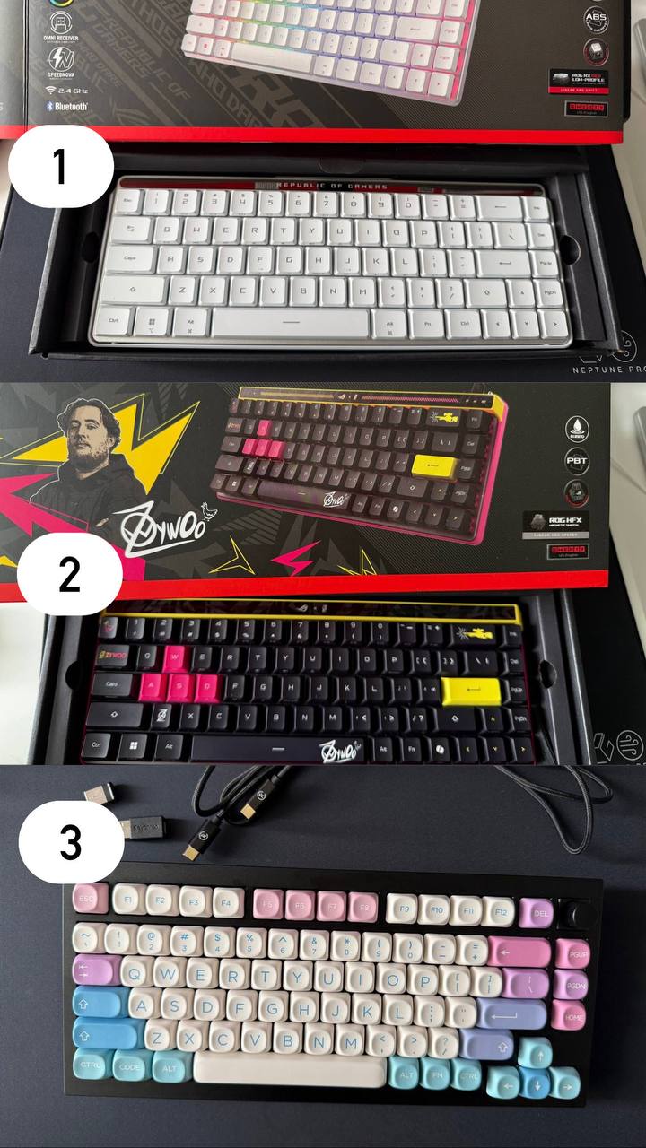 Беспроводная клавиатура ASUS ROG Falchion RX Low