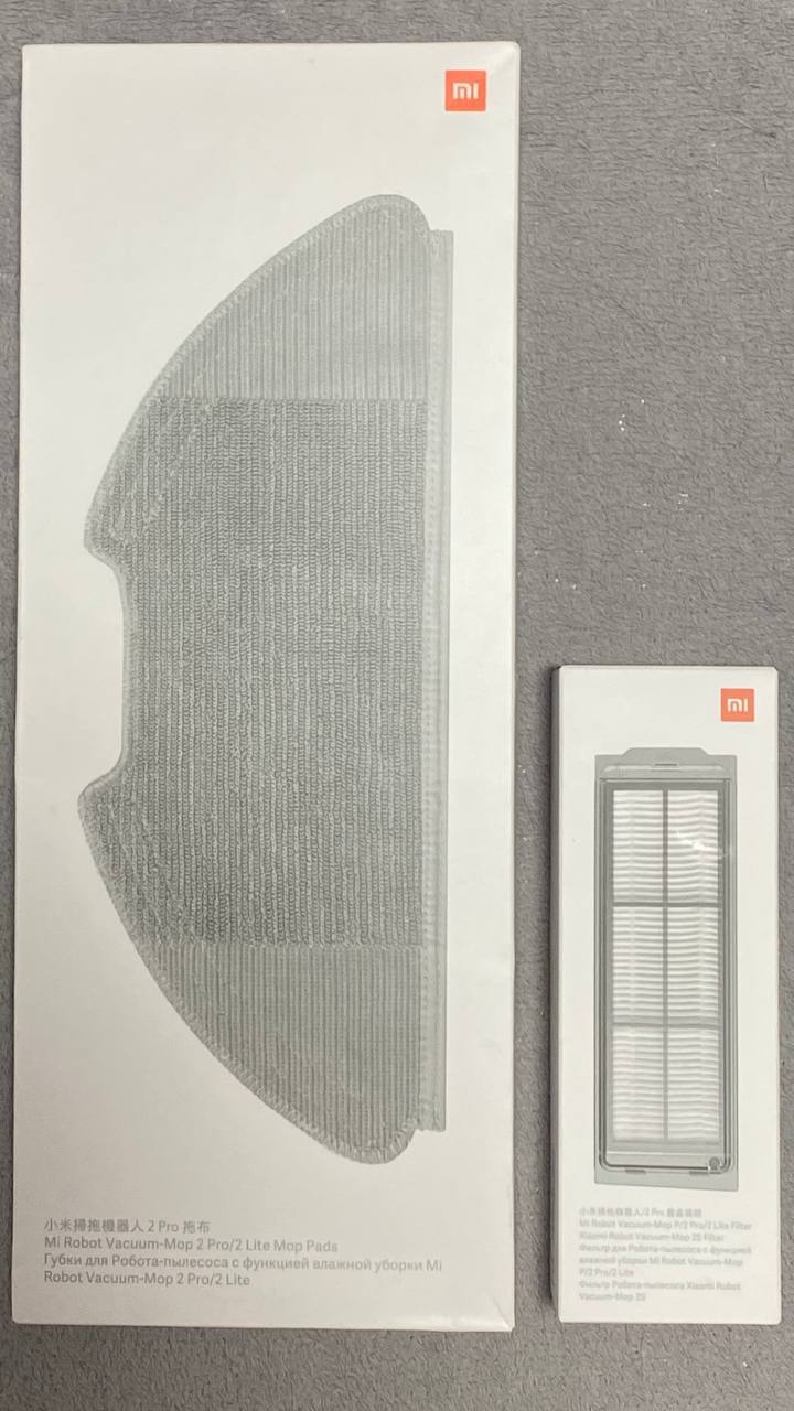 Pads (for wet cleaning) and Filters for Xiaomi Mop 2 Pro/Lite Robot Vacuum Cleaner