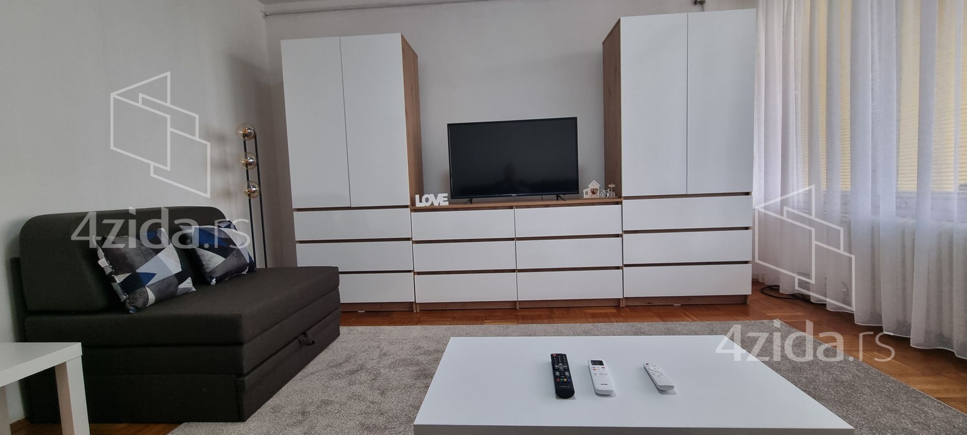 1 sobe, Stan, 50 m²