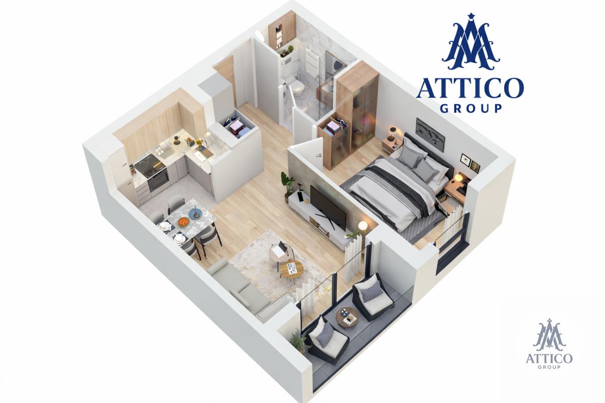 2-комн., Квартира, 42 м²